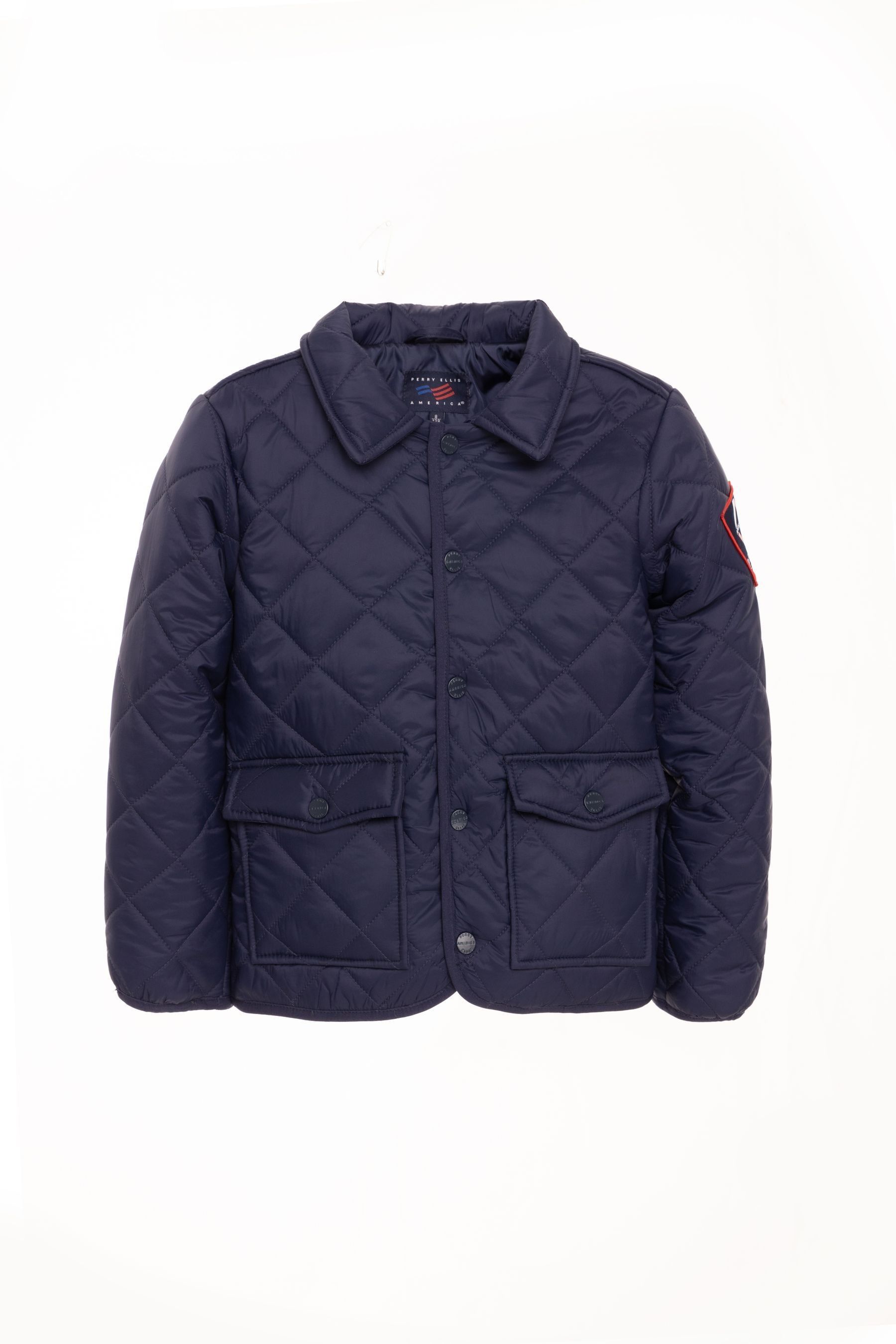Buy Perry Ellis America Blue Quilted Jacket from Next Ireland