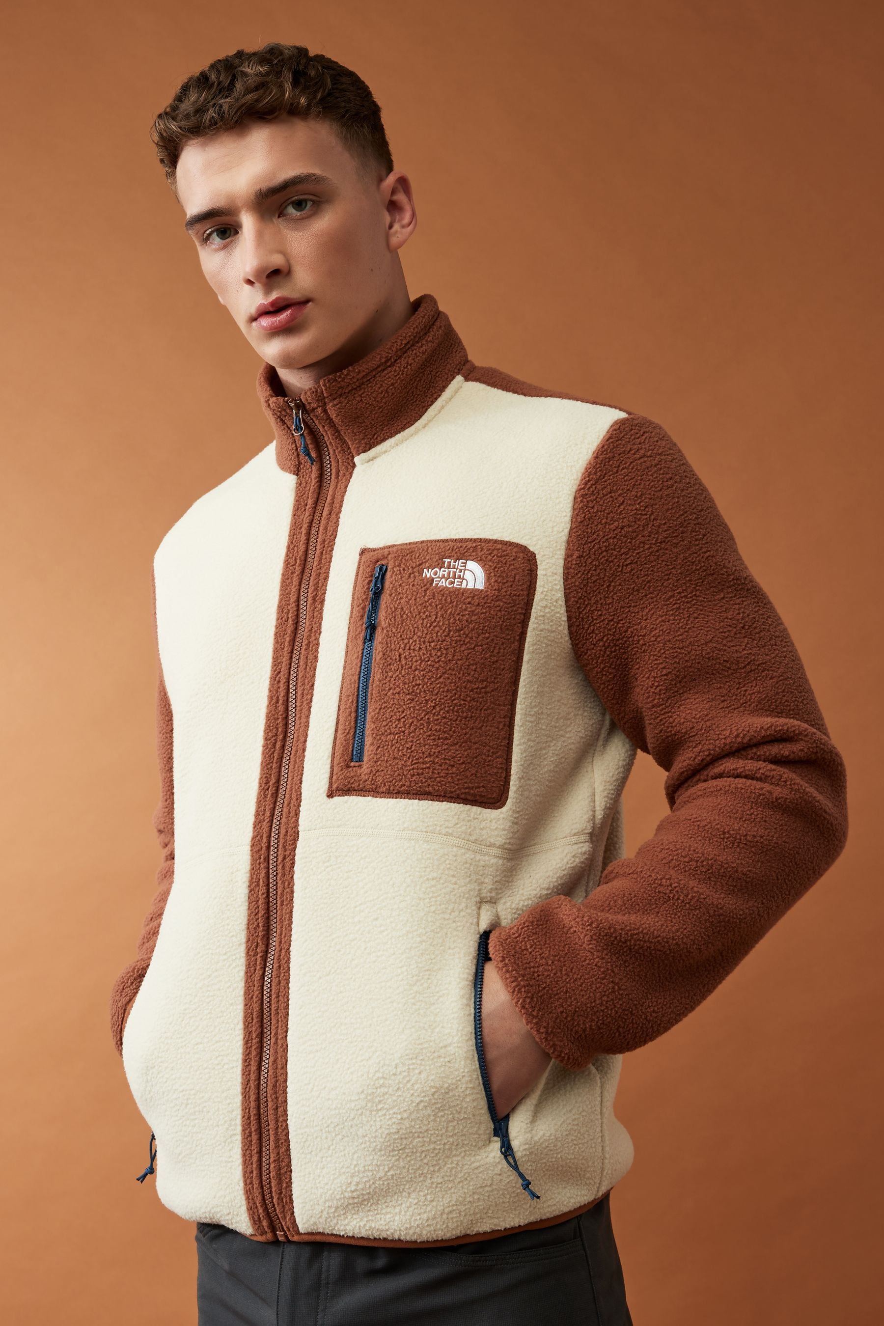 Buy The North Face Brown Mens Yumiori Full Zip Fleece from the Next UK online shop