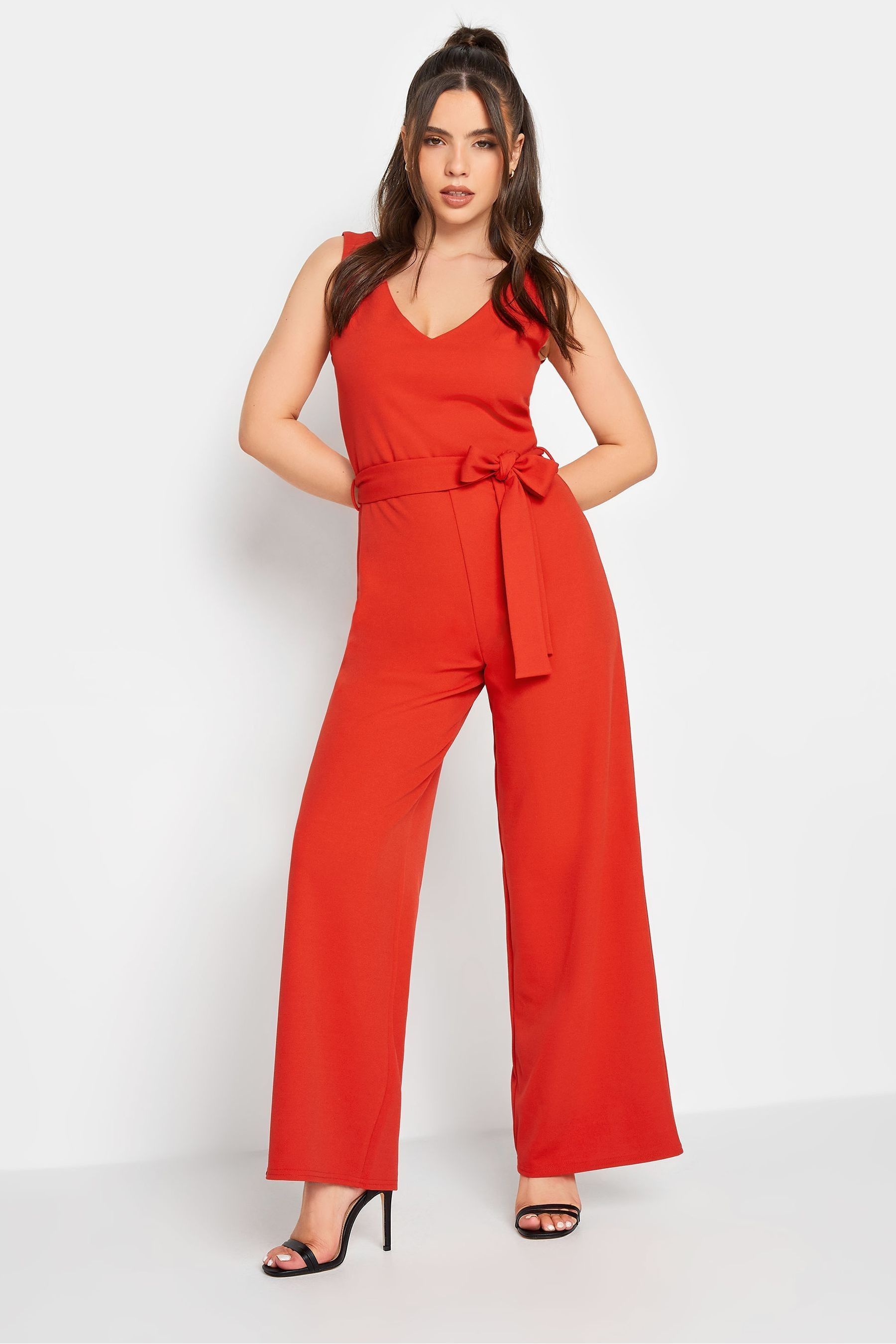 Petite orange jumpsuit 2025