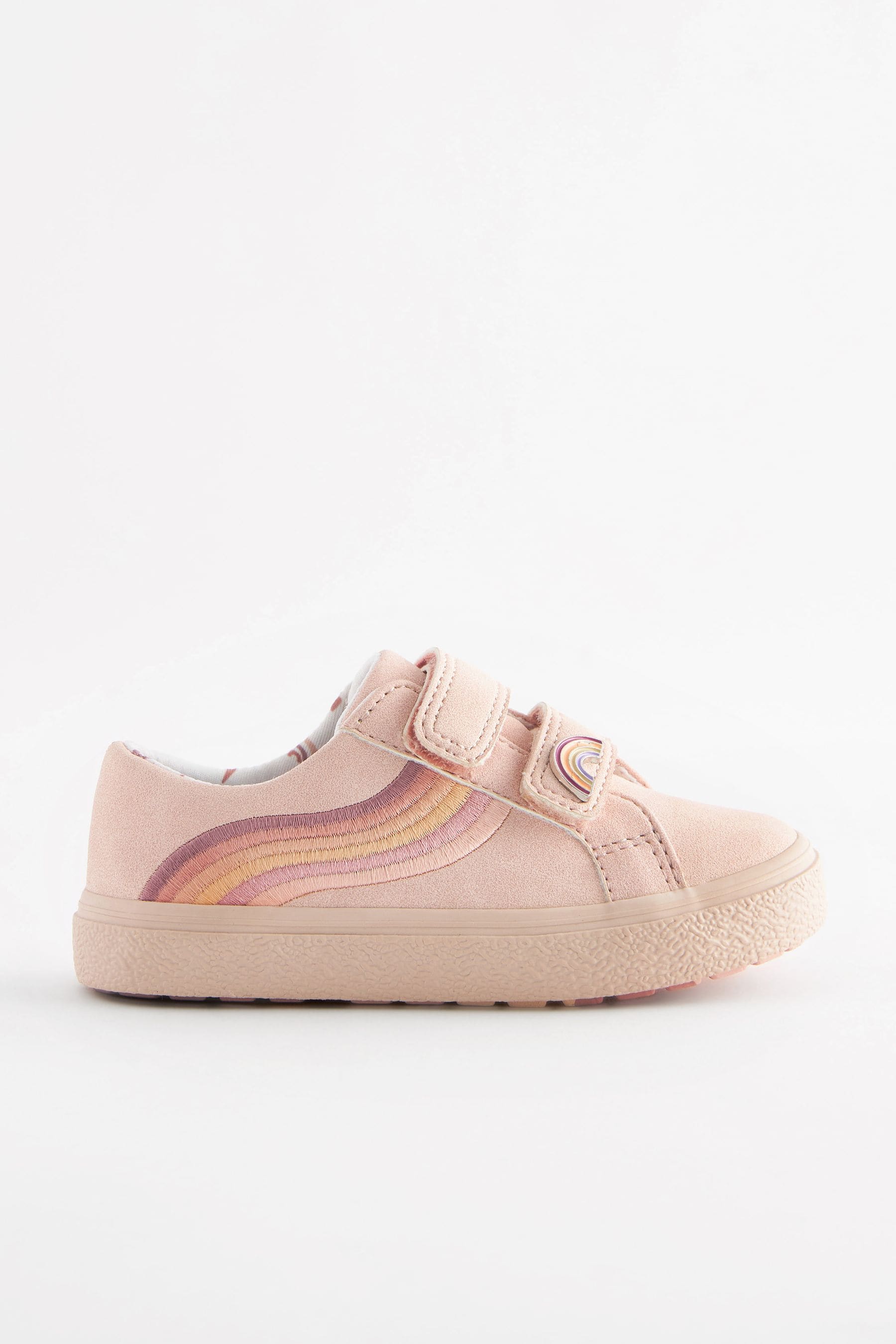 Buy Pink Standard Fit F Rainbow Touch Fasten Trainers from the Next UK online shop