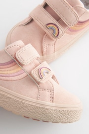 Pink Standard Fit (F) Rainbow Trainers - Image 4 of 5