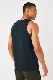 Navy Regular Fit Vest - Image 4 of 5