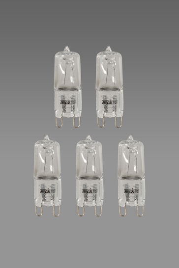 5 Pack 28W G9 Halogen Light Bulbs