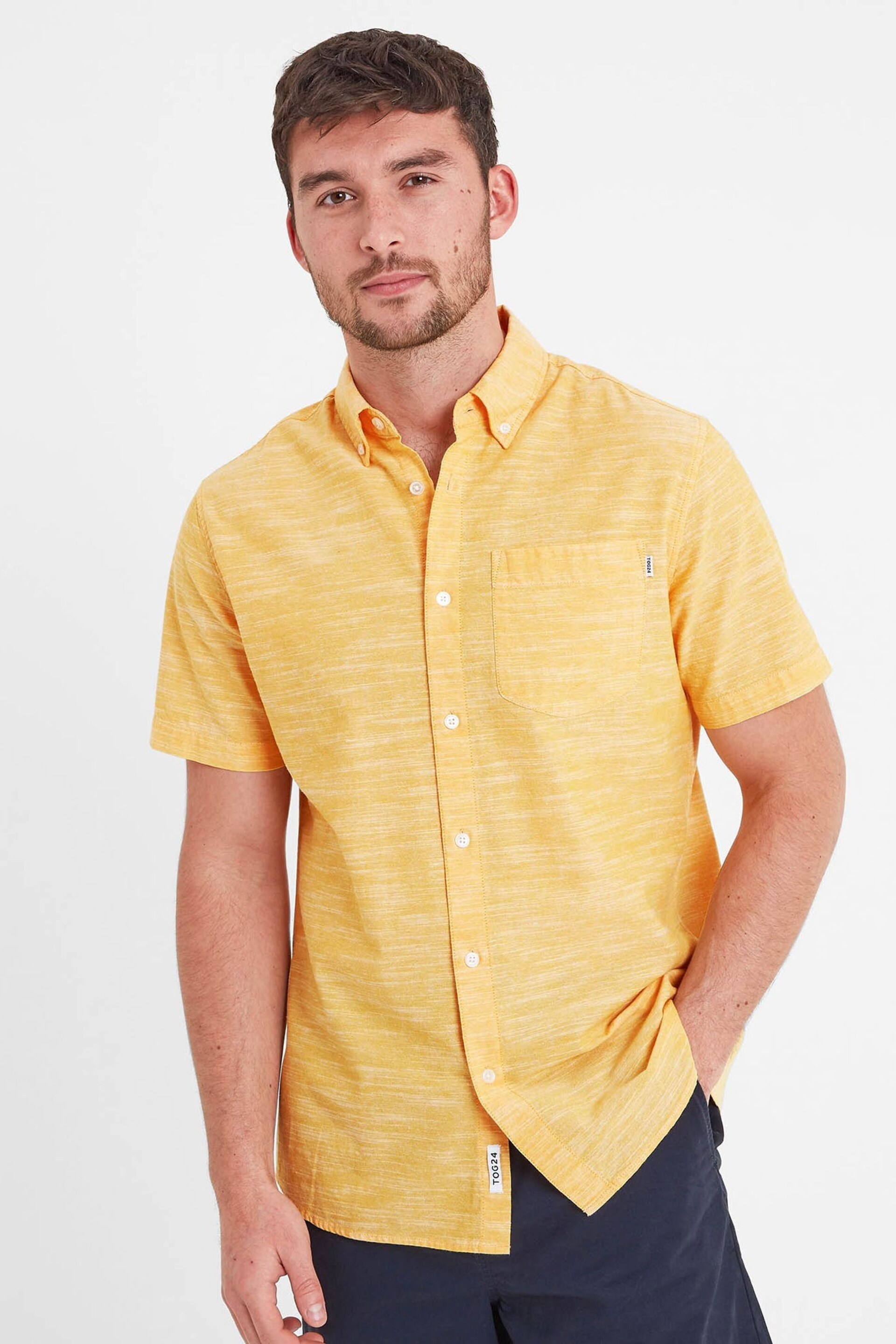 Tog 24 Yellow Dwaine Short Sleeve Shirt - Image 5 of 8