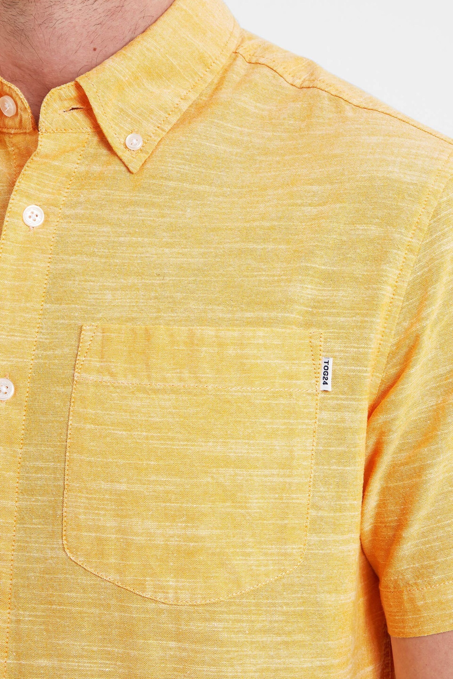 Tog 24 Yellow Dwaine Short Sleeve Shirt - Image 7 of 8