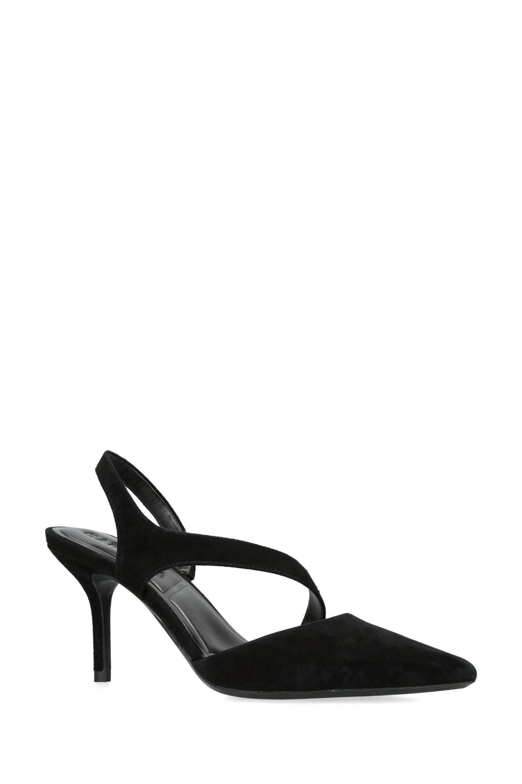 Carvela black court shoes discount