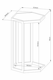 Natural Jefferson Pine Side Table - Image 5 of 5