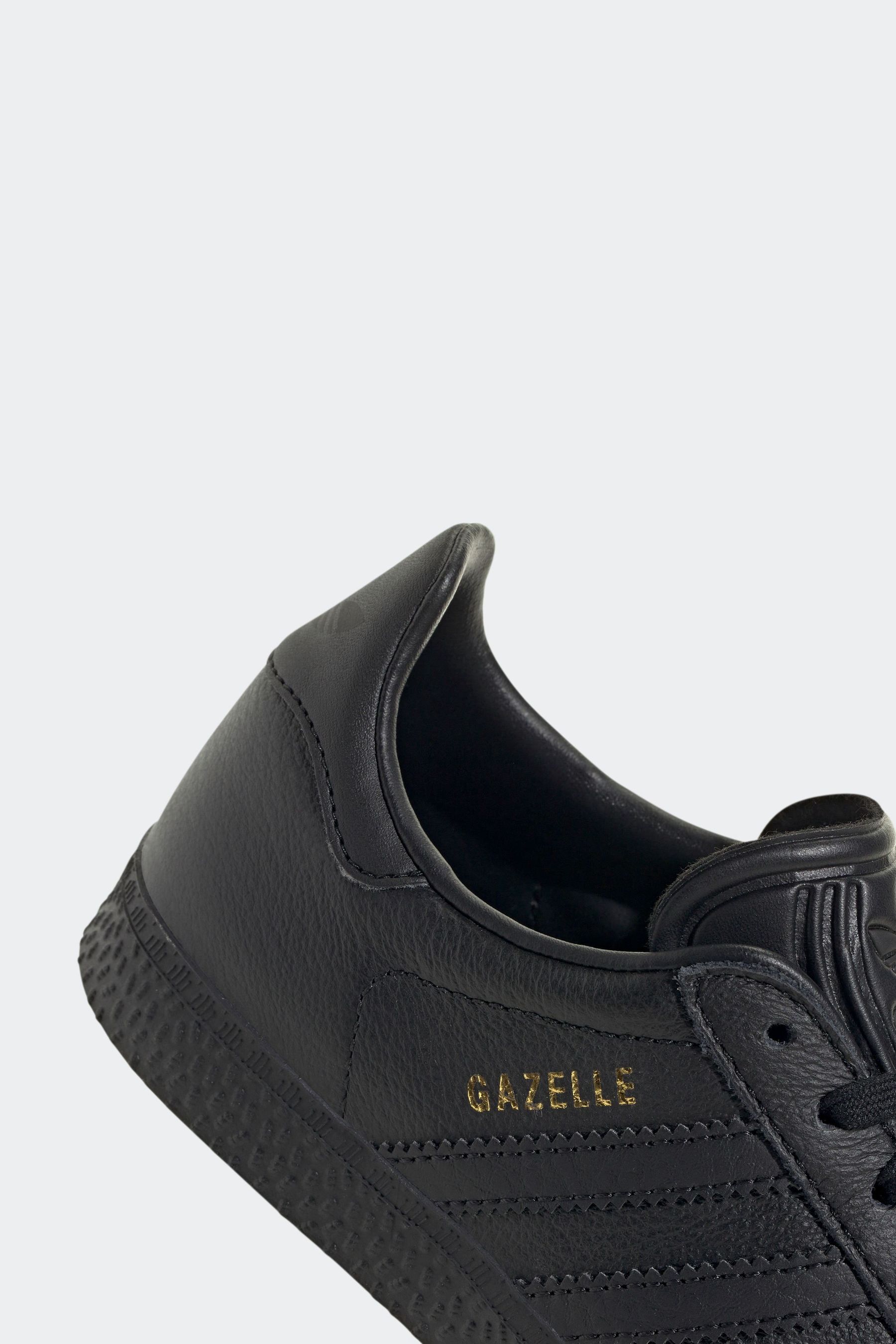 adidas Originals Dark Black Gazelle Junior Trainers