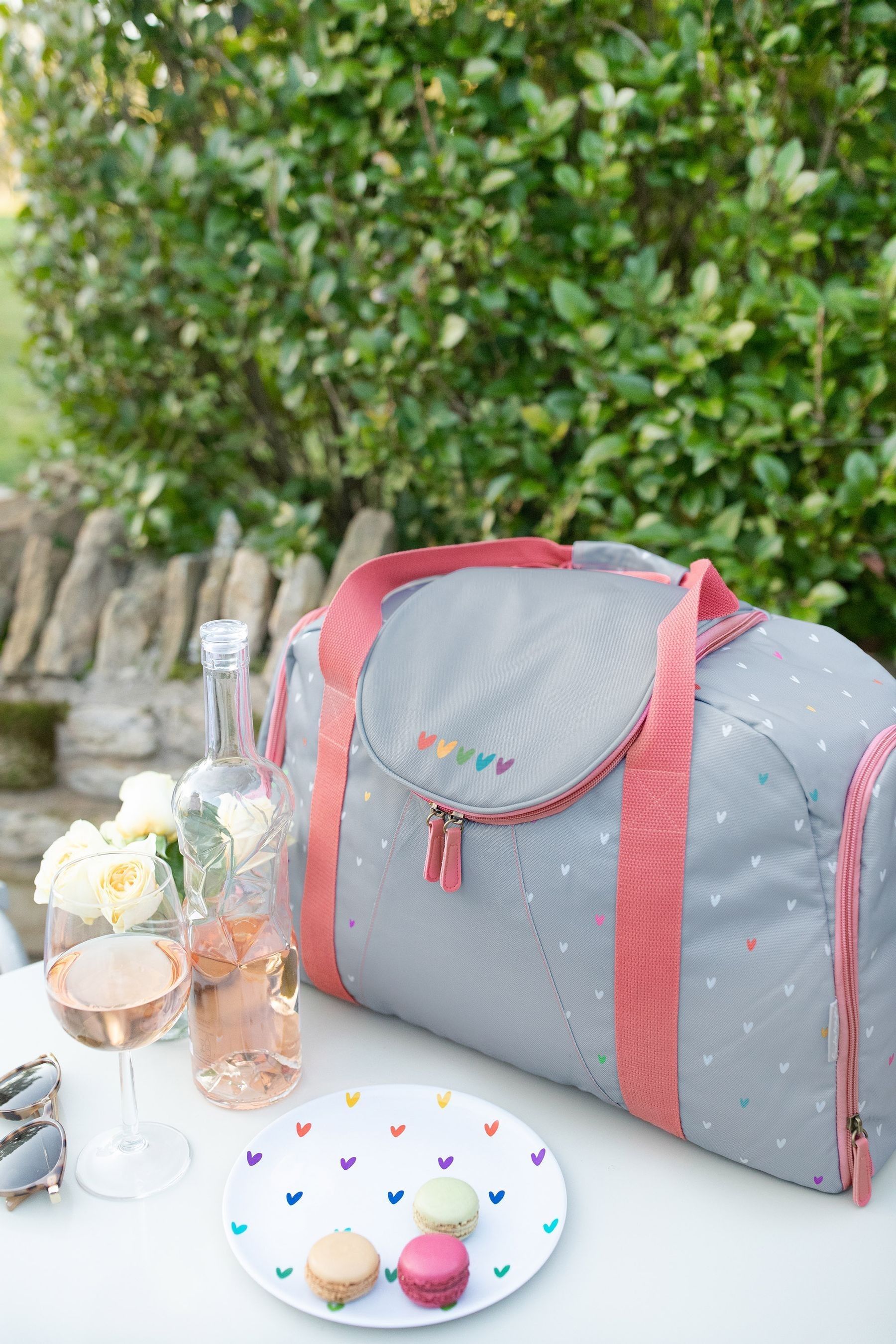 Buy Sophie Allport Grey Heart Picnic Bag from the Next UK online shop
