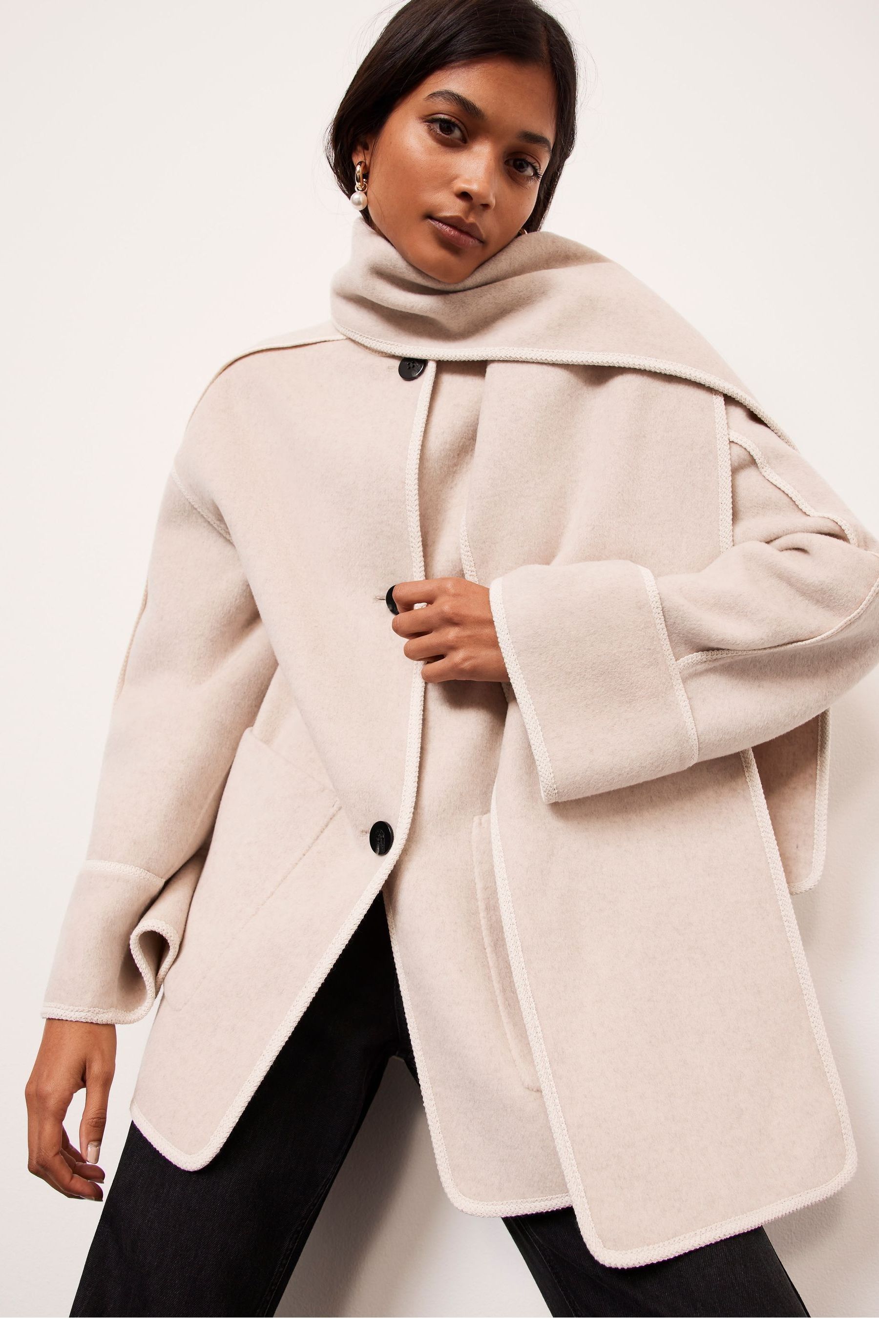 Mint velvet cream coat sale