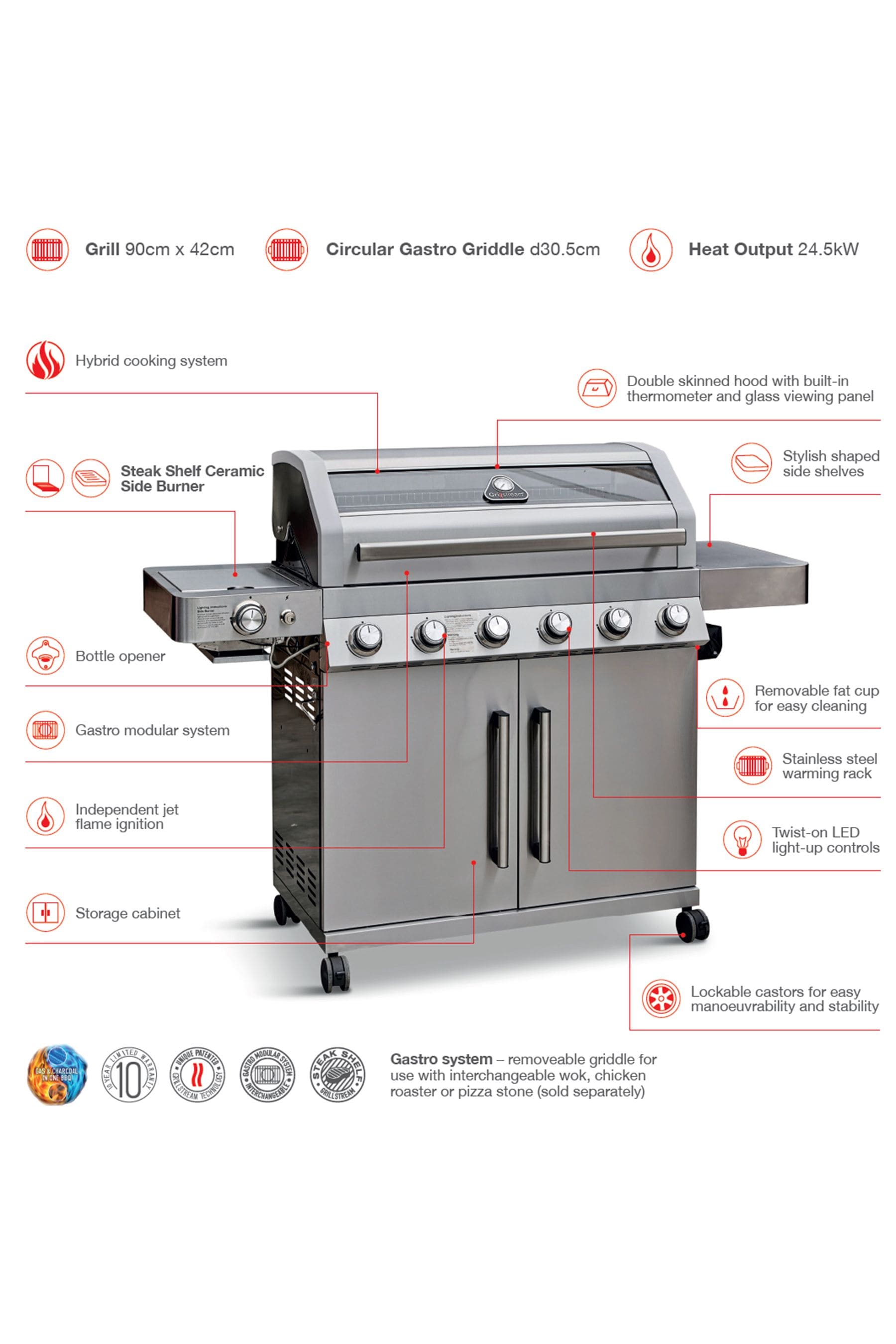 Grillstream gourmet 4 burner shop