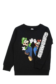Vanilla Underground Black Boys Mario Sweatshirt - Image 2 of 2