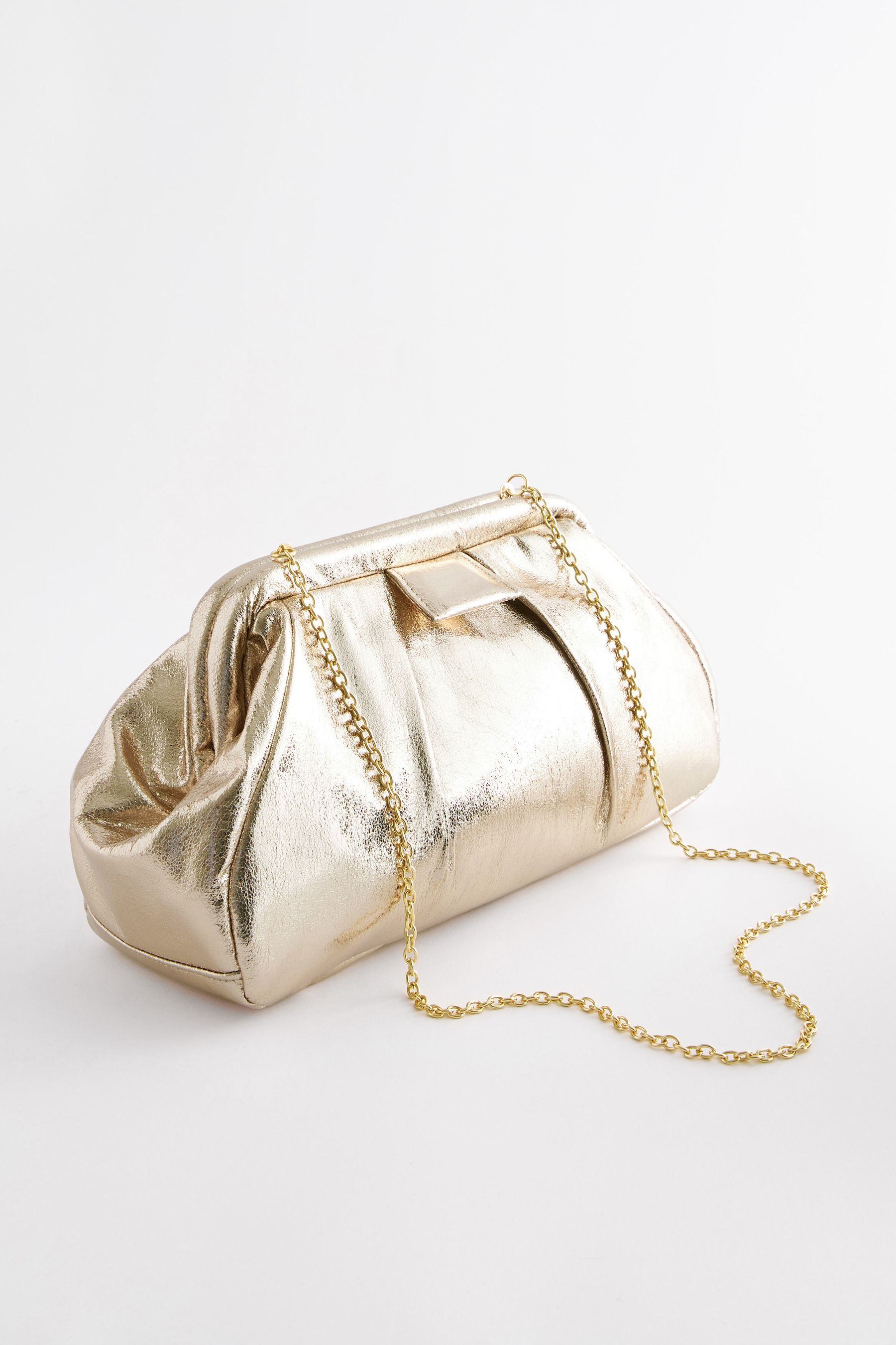 Buy Metallic Clutch Bag with Cross Body Chain from Next Germany