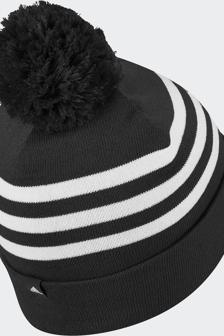 adidas Black Pompom Beanie - Image 2 of 2