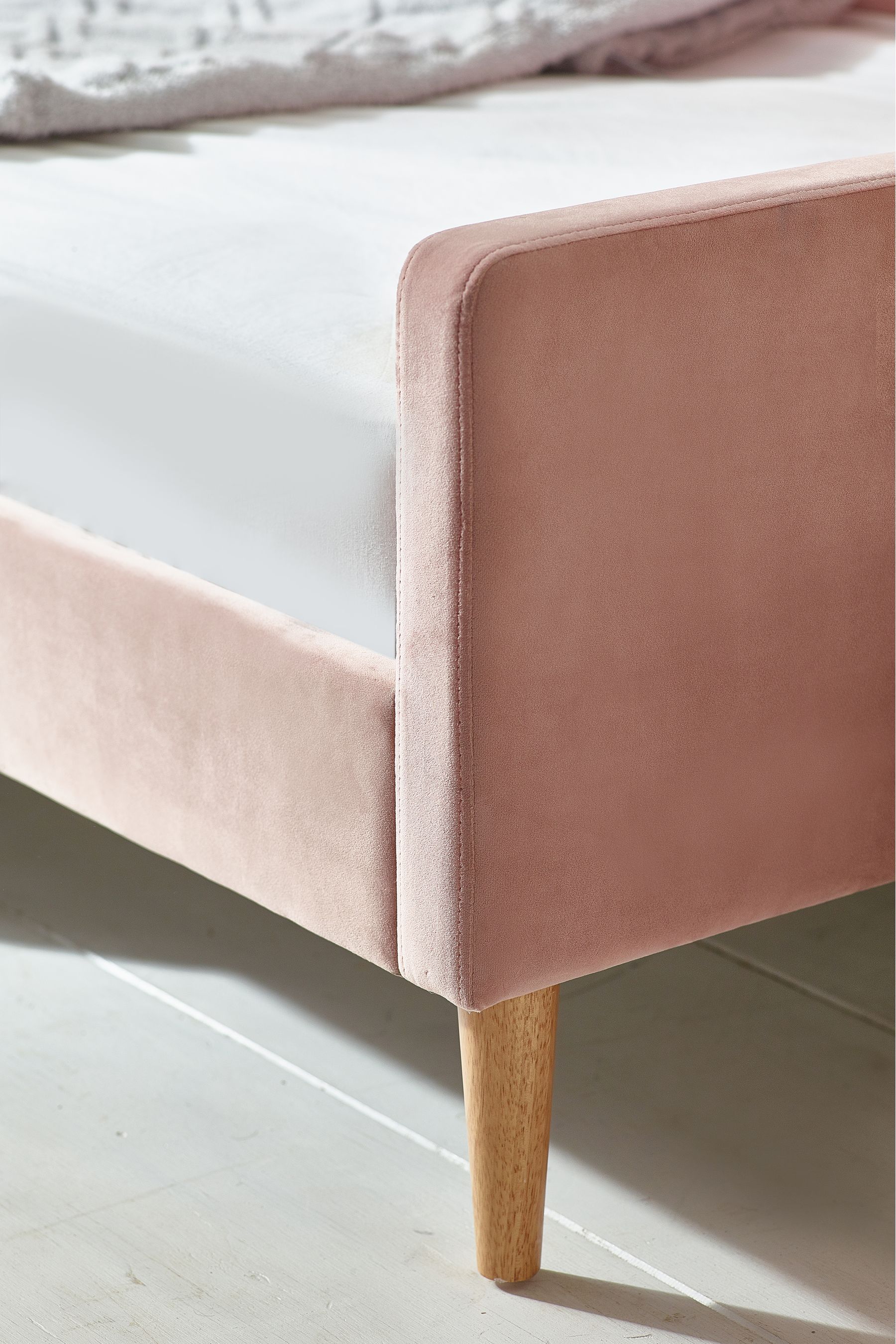 Buy Opulent Velvet Blush Pink Rainbow Kids Upholstered Daybed
