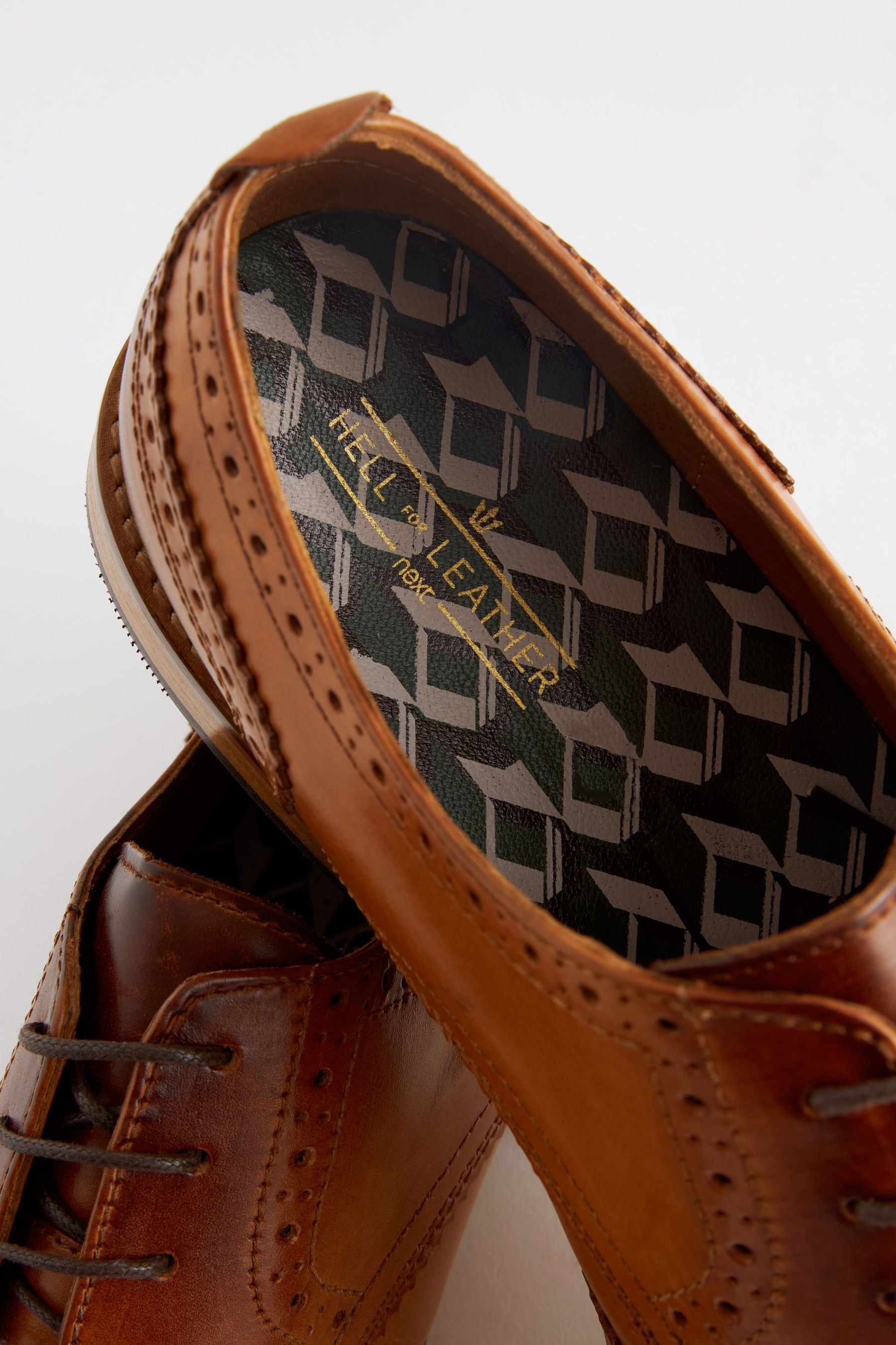 Next tan brogues hotsell