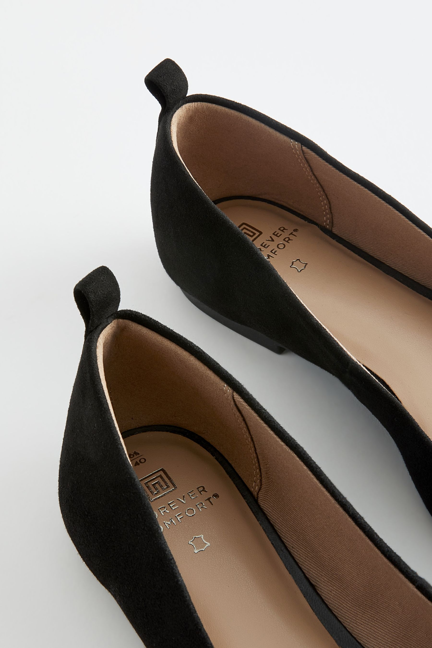 Buy Forever Comfort Leather Toe Cap Ballerinas Next Ukraine