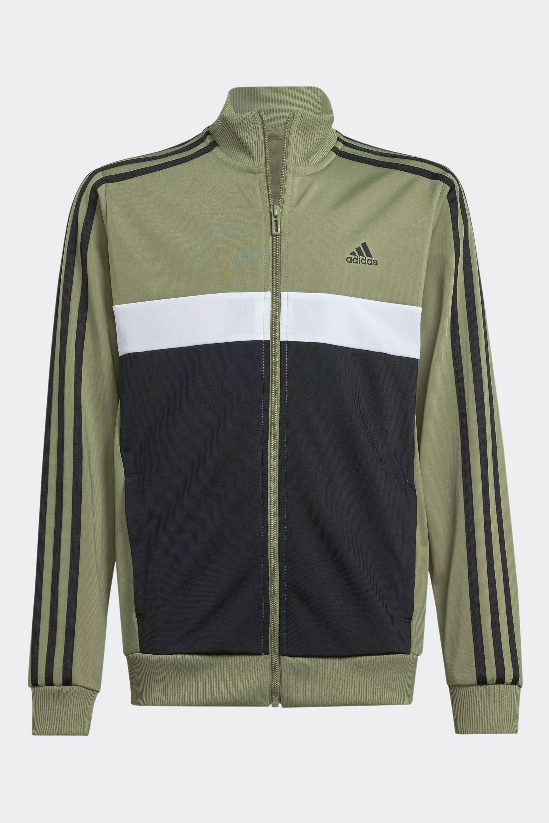 Olive green adidas track jacket clearance
