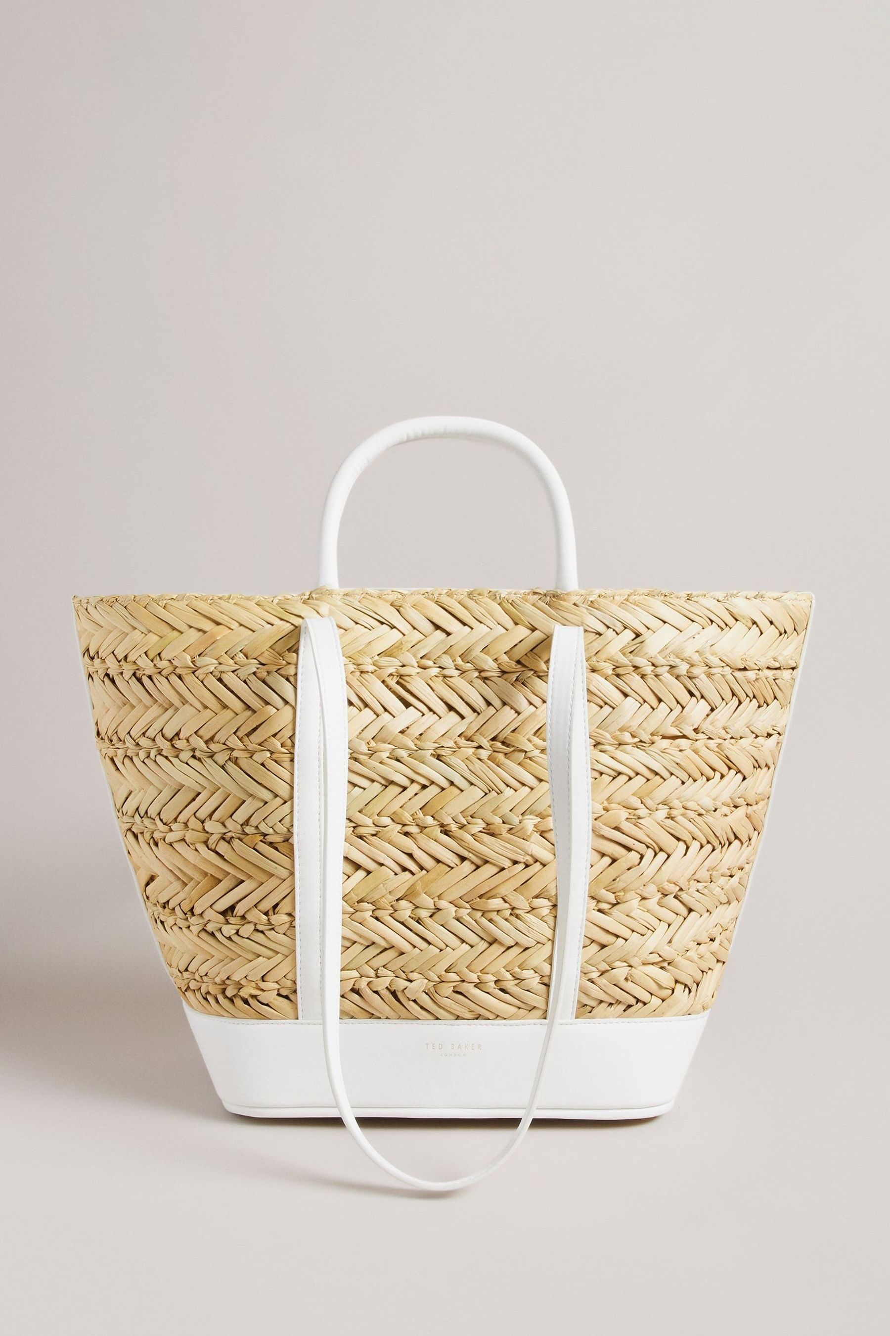 Buy Ted Baker Natural Ivees Basket Weave Tote from Next Luxembourg