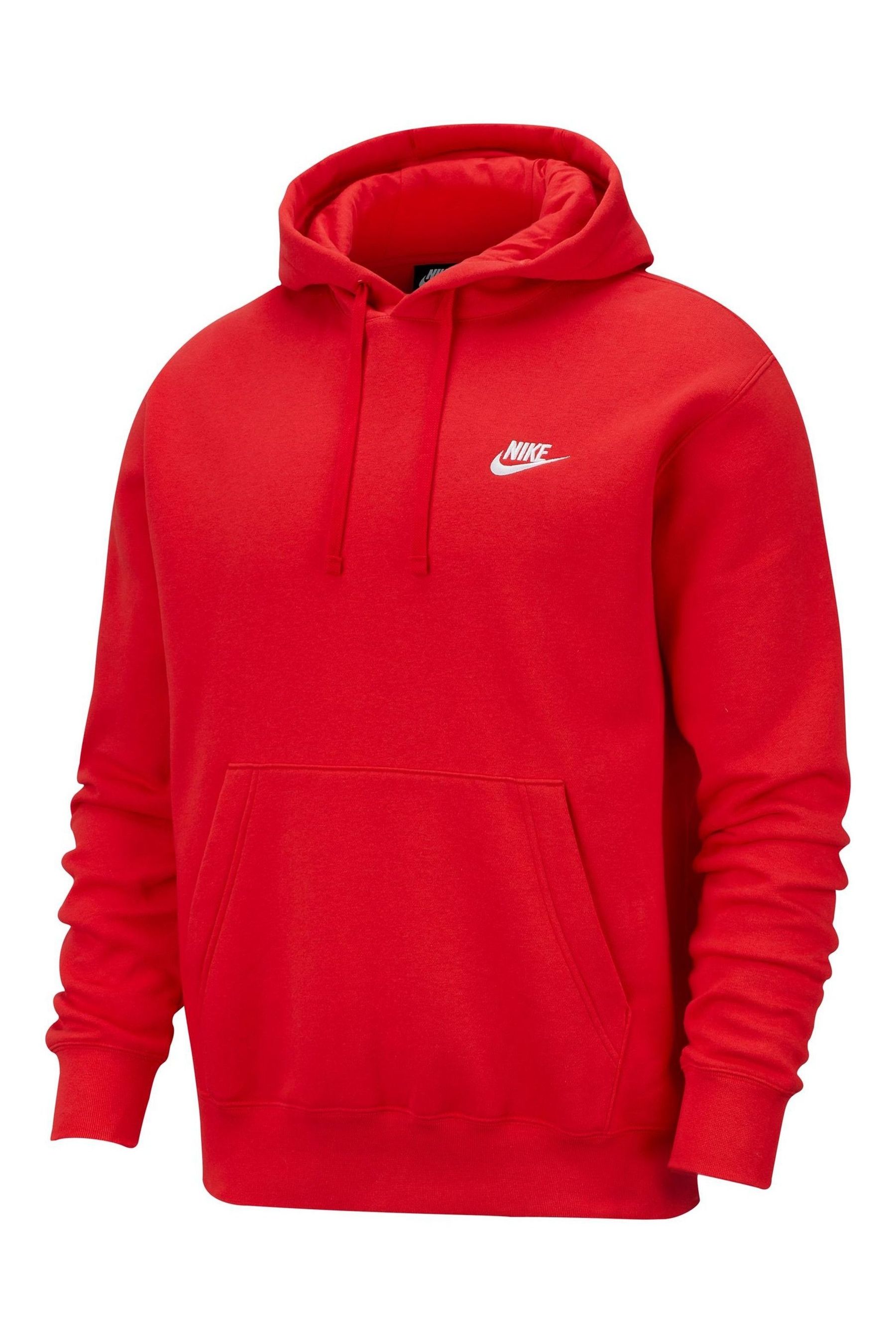Red zip up nike jacket sale