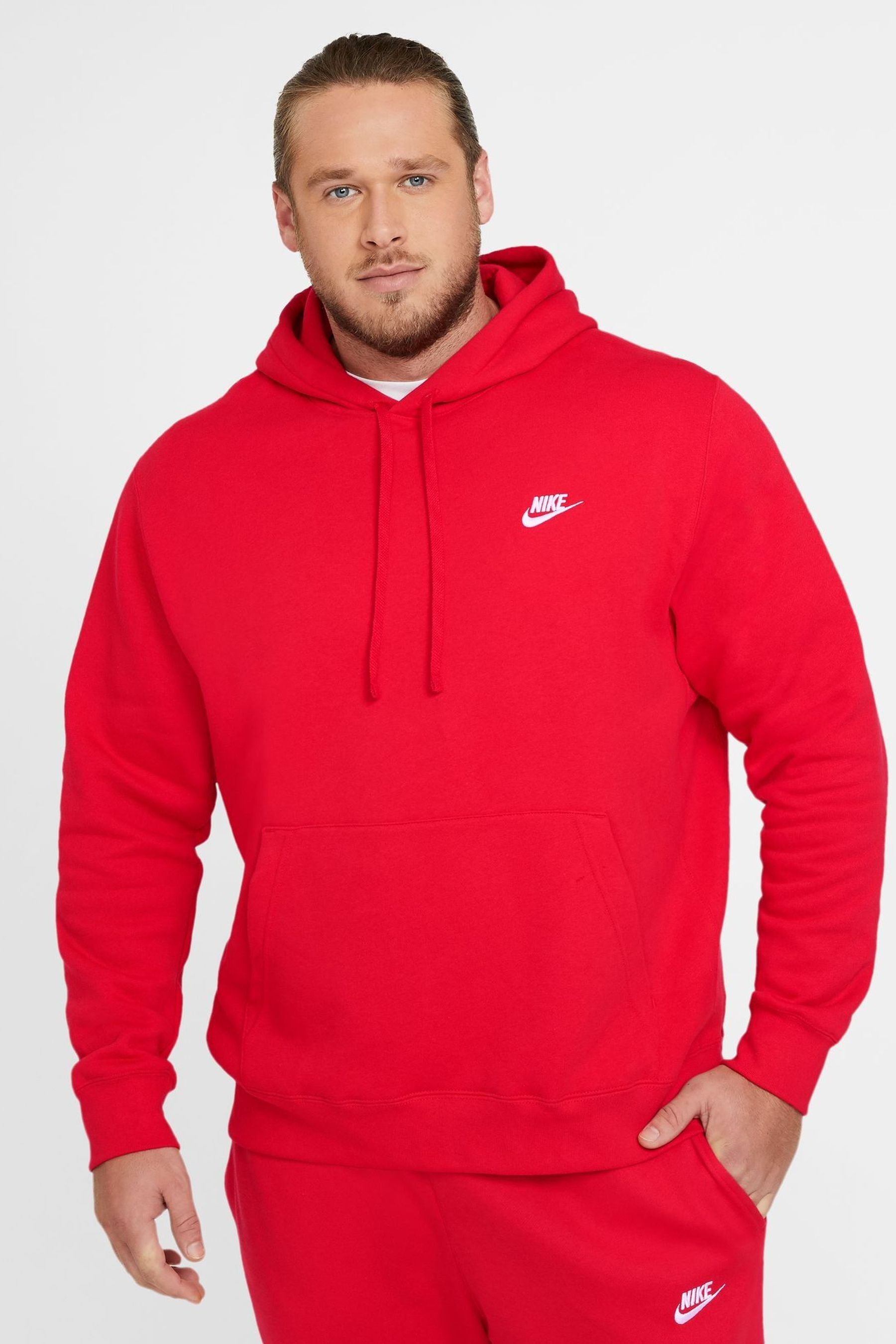 Red nike hoodie and sweatpants store