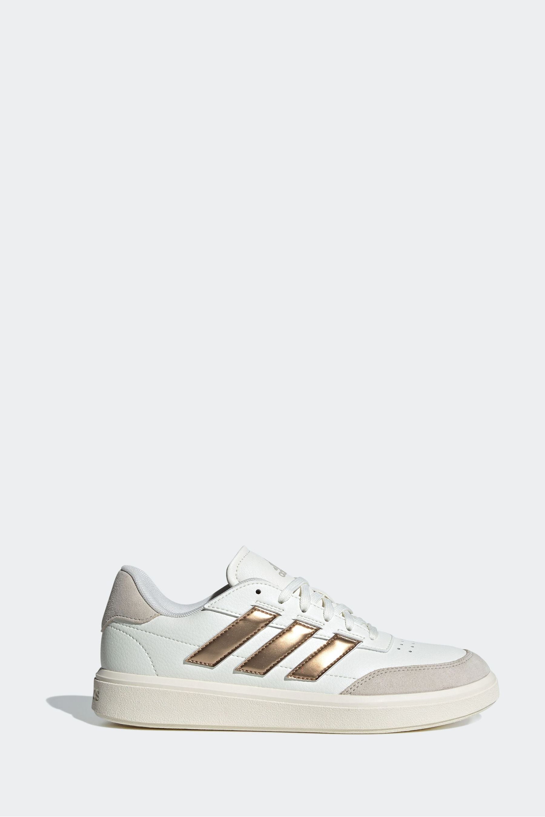 Buy adidas Beige Court Block Trainers from Next Luxembourg