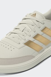 adidas Beige Court Block Trainers - Image 7 of 8