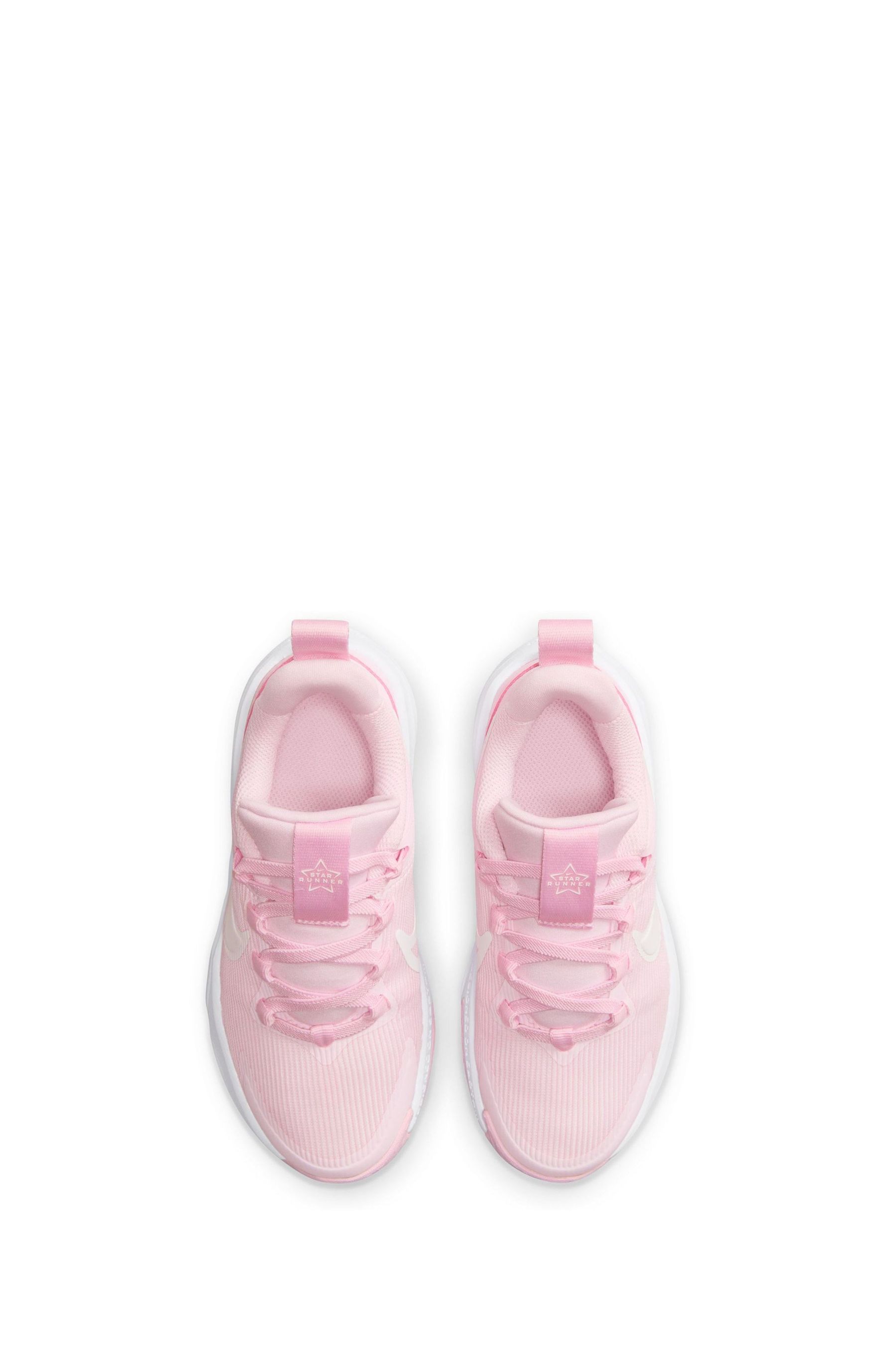 Buy Nike Pale Pink Junior Star Runner 4 Trainers from Next Georgia