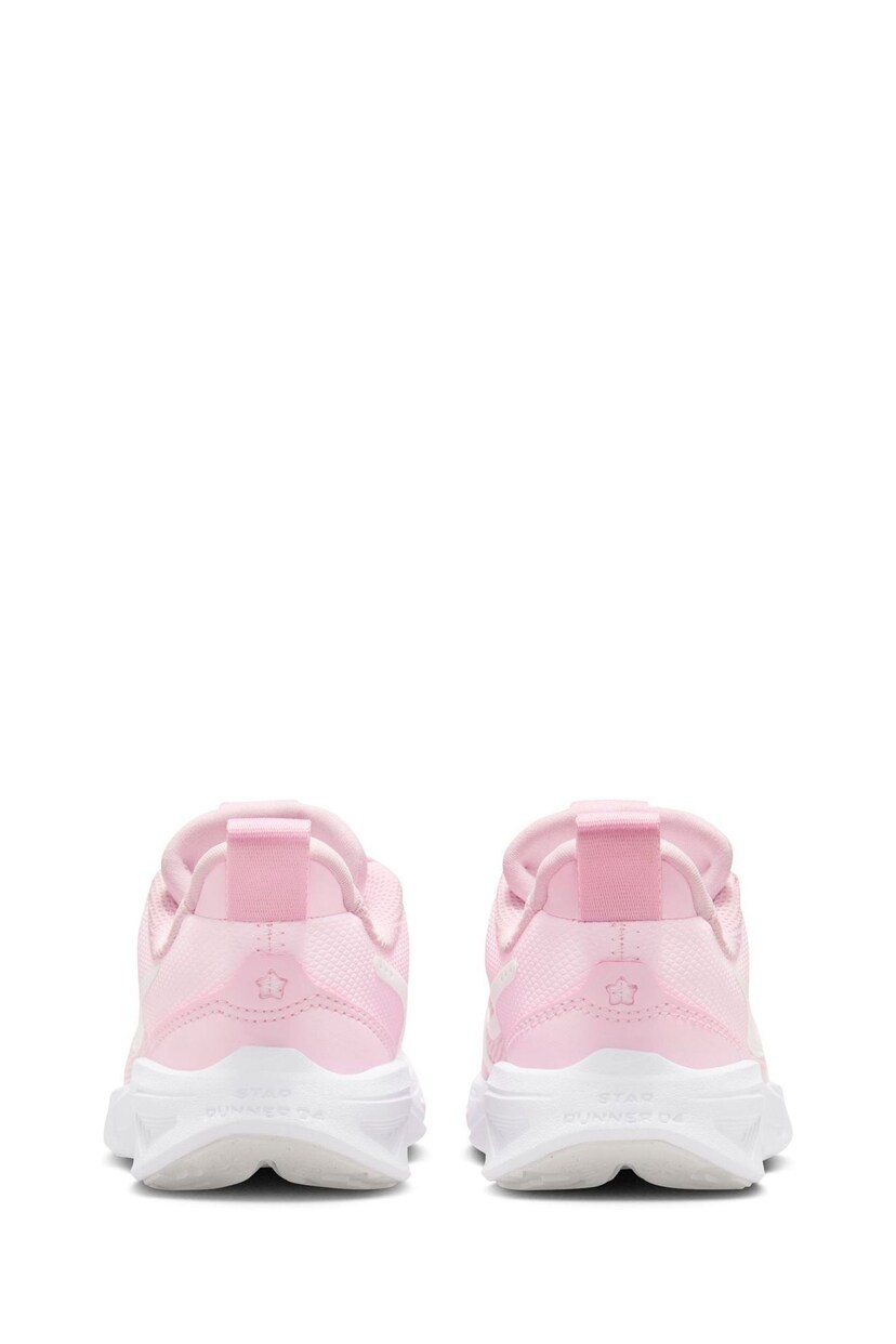 Nike Pale Pink Junior Star Runner 4 Trainers - Image 7 of 11