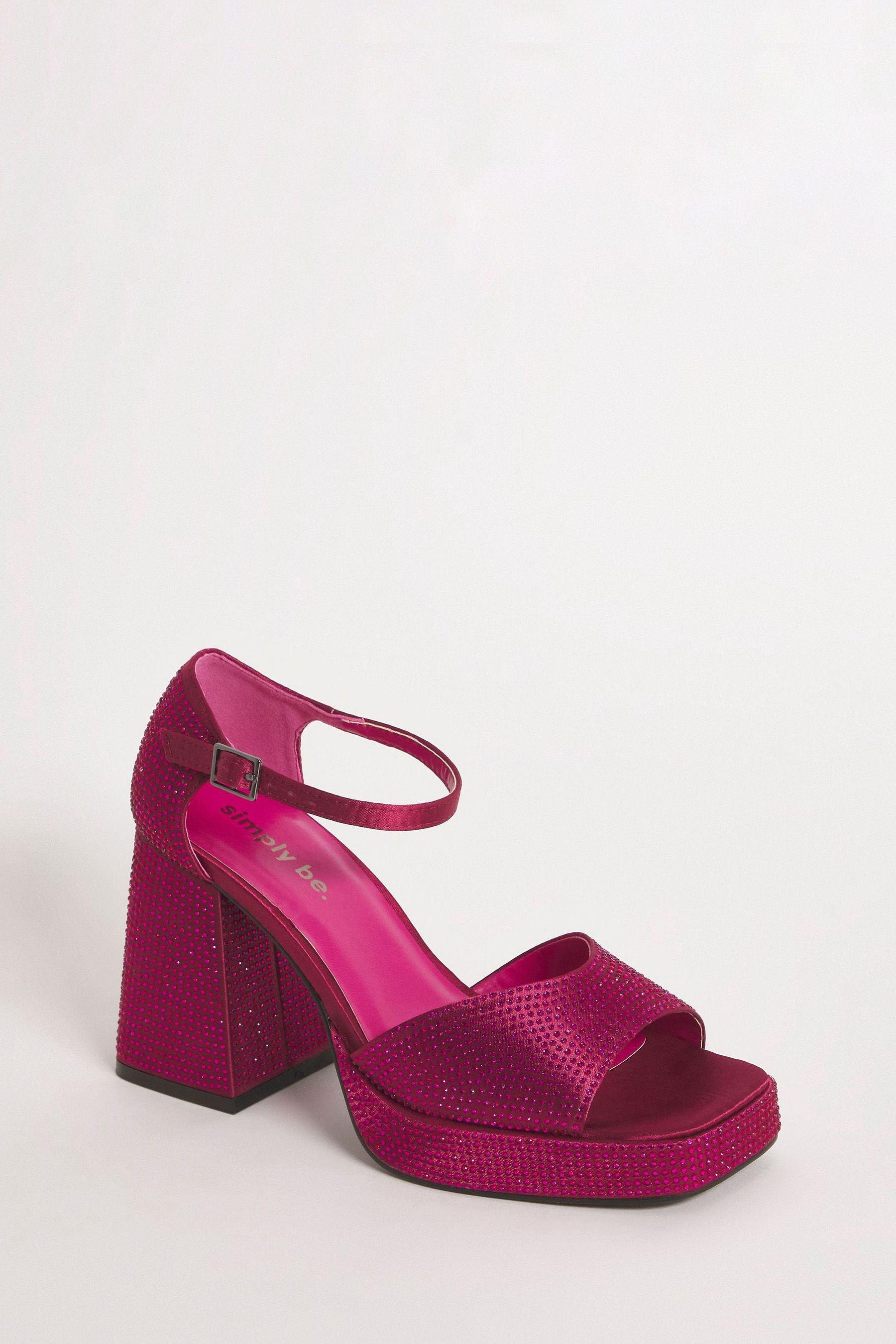 Wide fit pink sandals sale uk