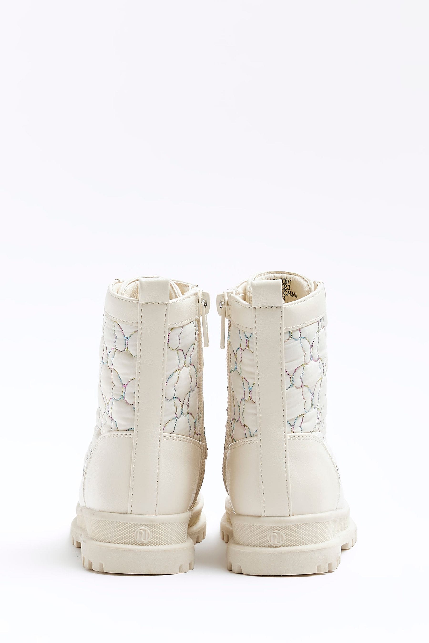 Girls store cream boots
