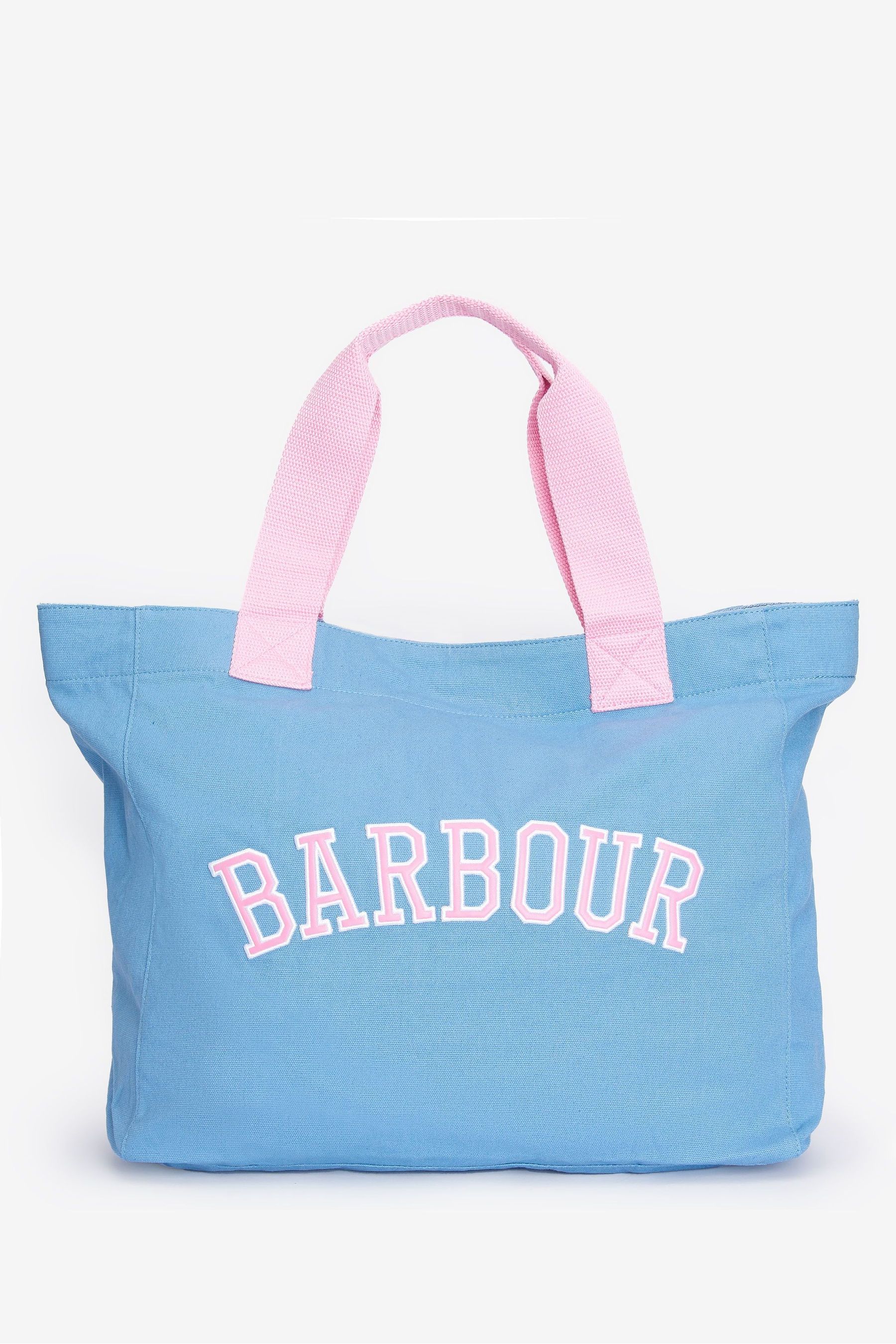 Buy Barbour Blue Varsity Logo Tote Bag from the Next UK online shop