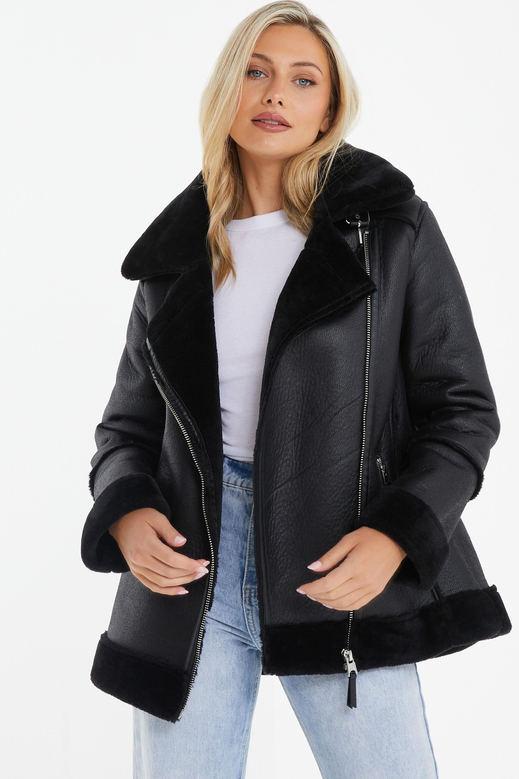 Black aviator jacket new arrivals next