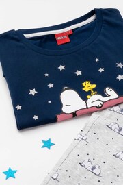 Vanilla Underground Blue Snoopy Long Leg Pyjama Set - Image 5 of 5