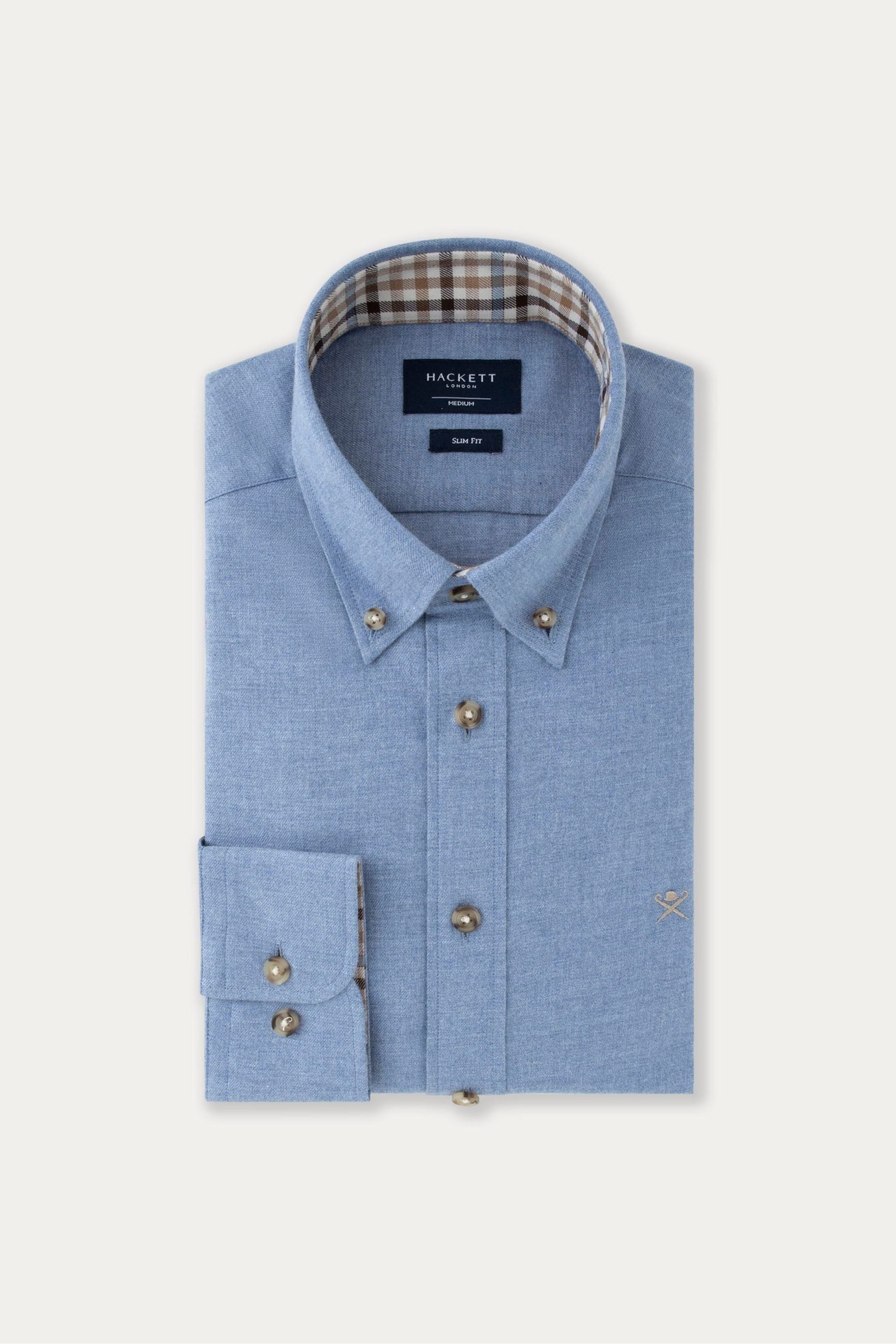 Hackett London Men Blue Shirt - Image 8 of 9