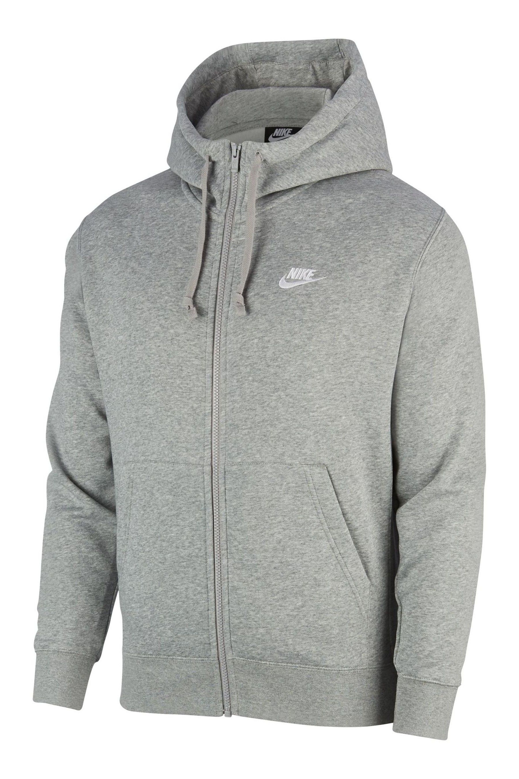 Nike zip up no hood cheap