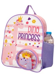 Harry Bear Pink Girls Dinosaur Backpack - Image 3 of 5