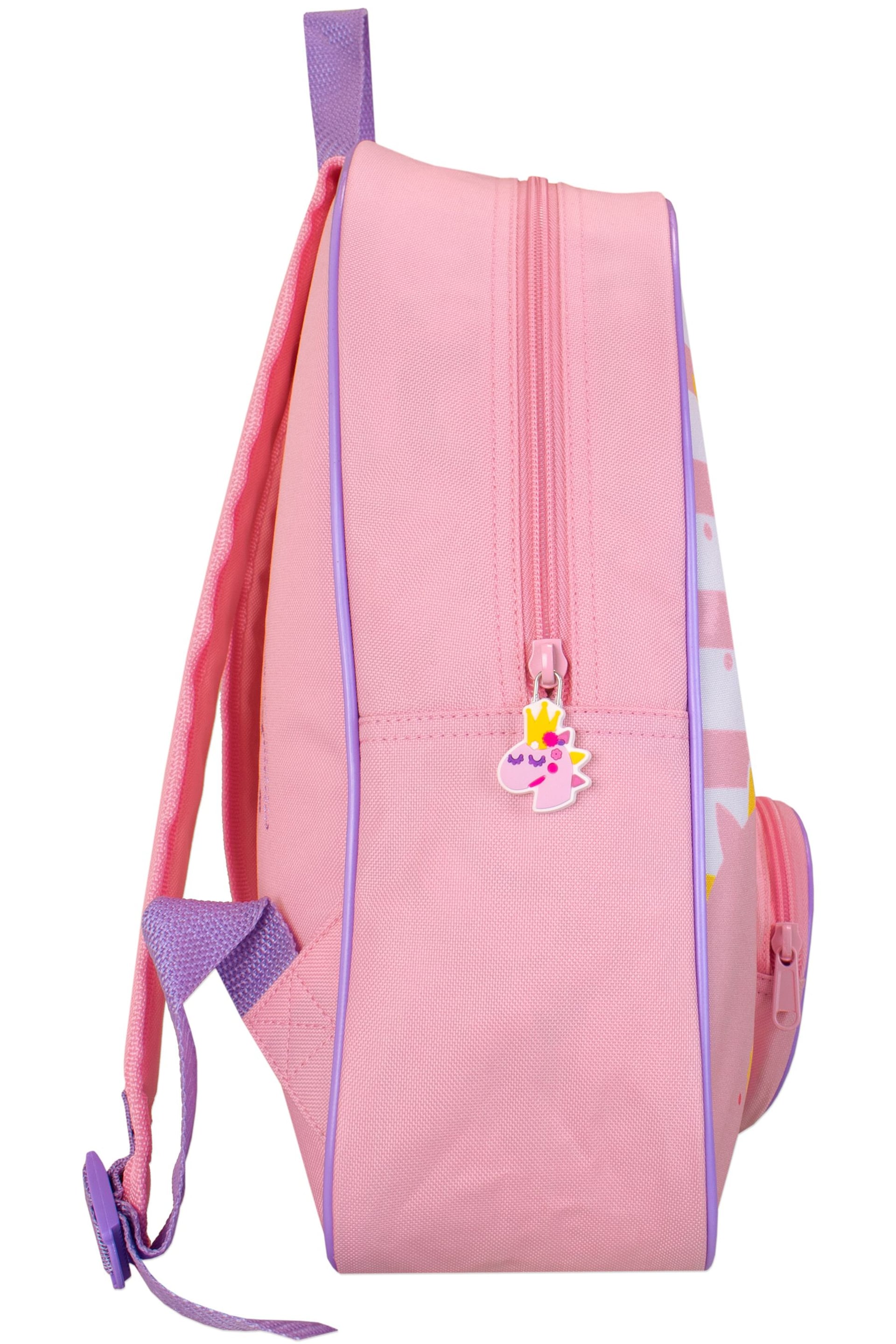 Harry Bear Pink Girls Dinosaur Backpack - Image 4 of 5