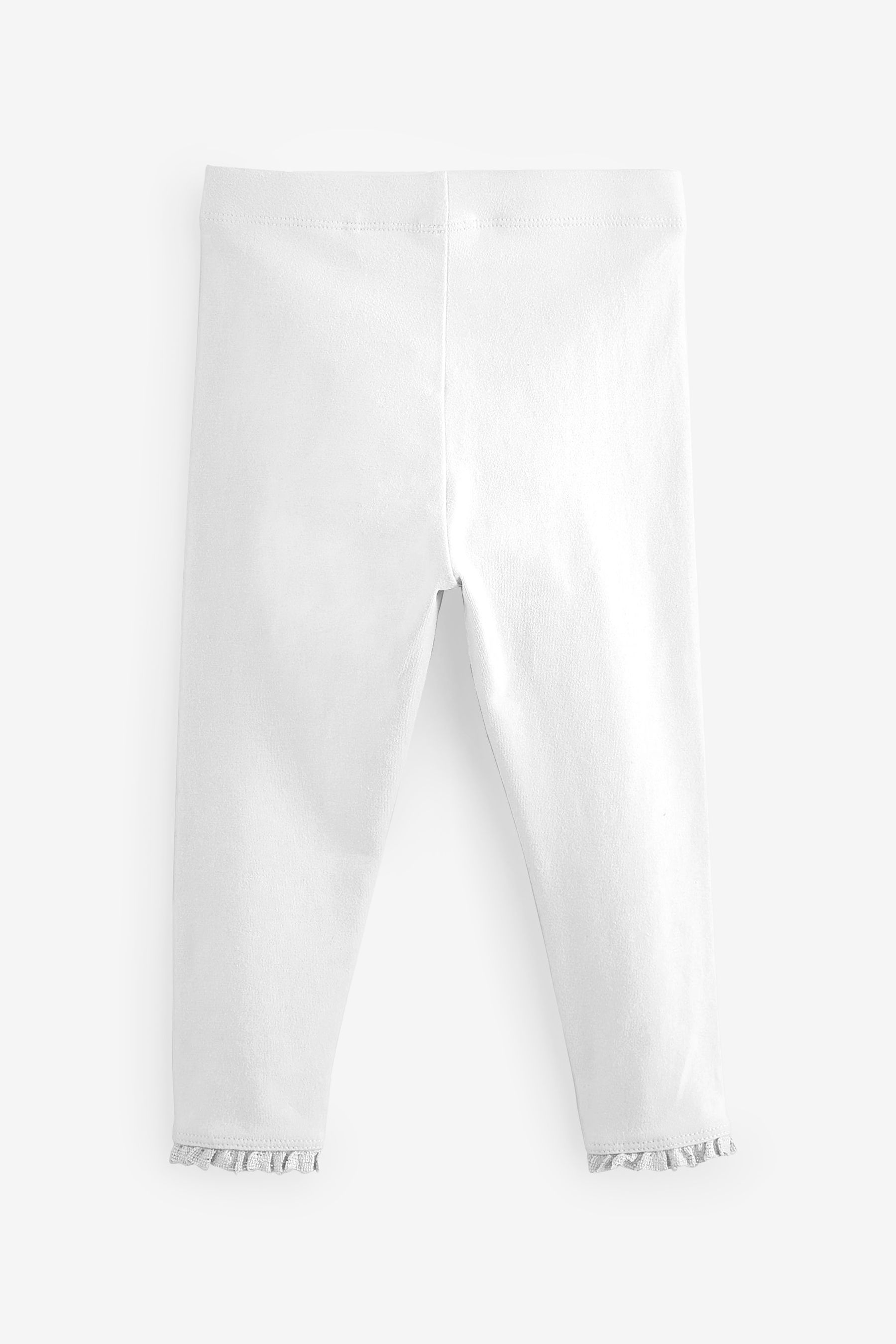 Buy White Lace Trim Leggings 3mths 7yrs from the Next UK online shop