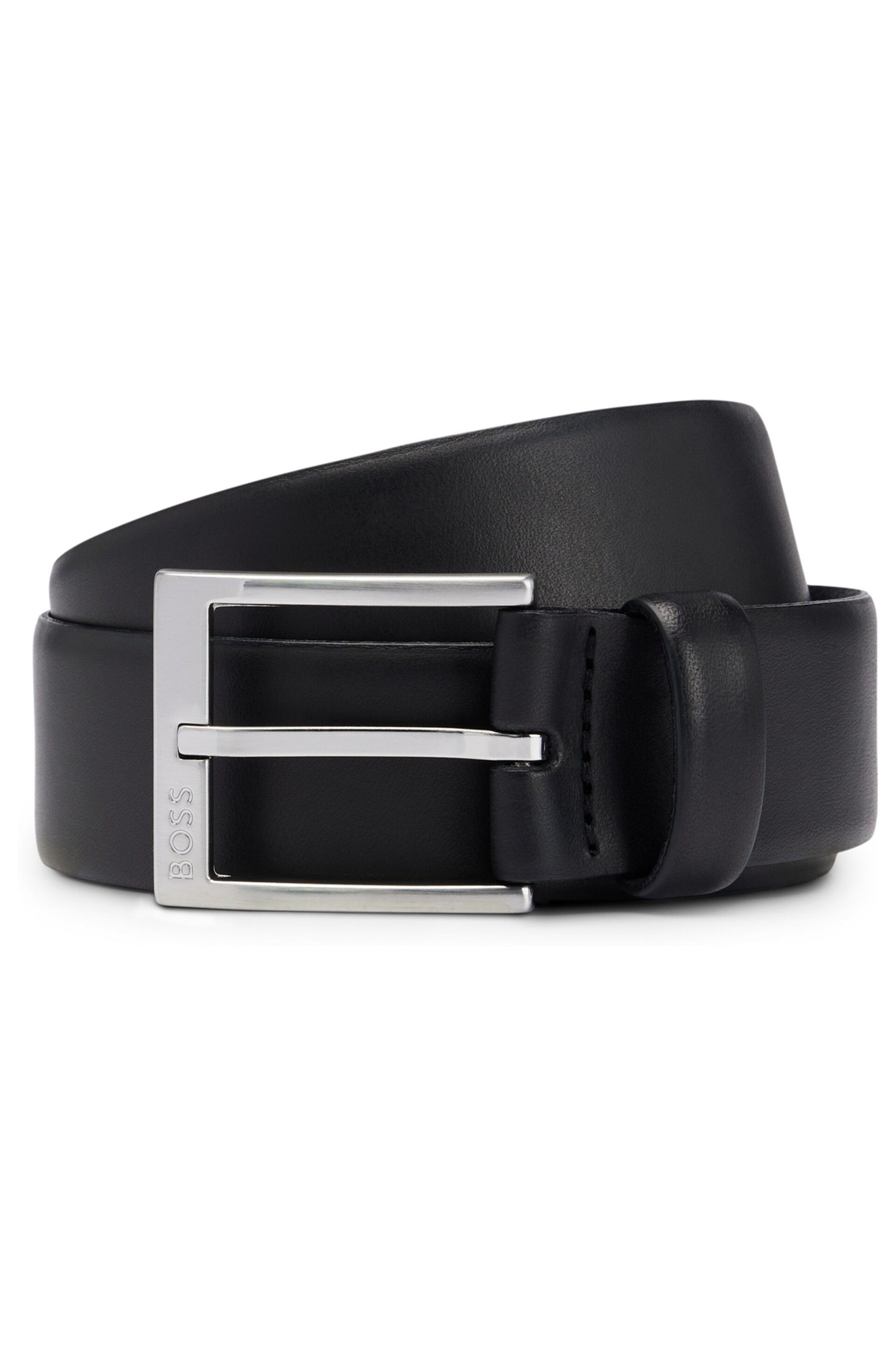 BOSS Black Erron Smooth Leather Belt - Image 1 of 5