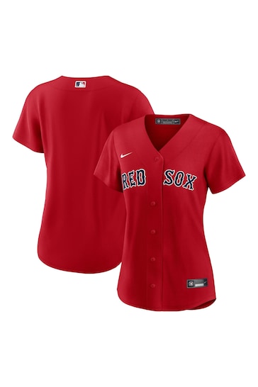 Nike Red Boston Red Sox Official Replica Alternate Jersey Womens