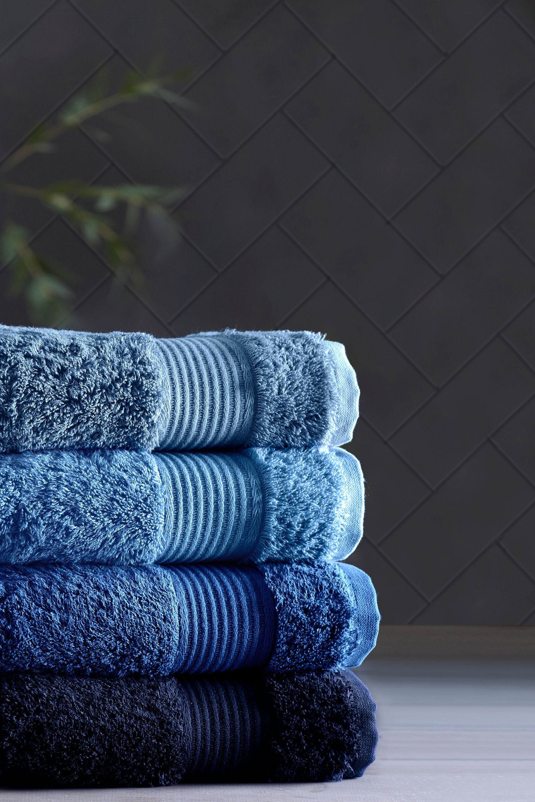 Buy Navy Blue Egyptian Cotton Towel from the Next UK online shop