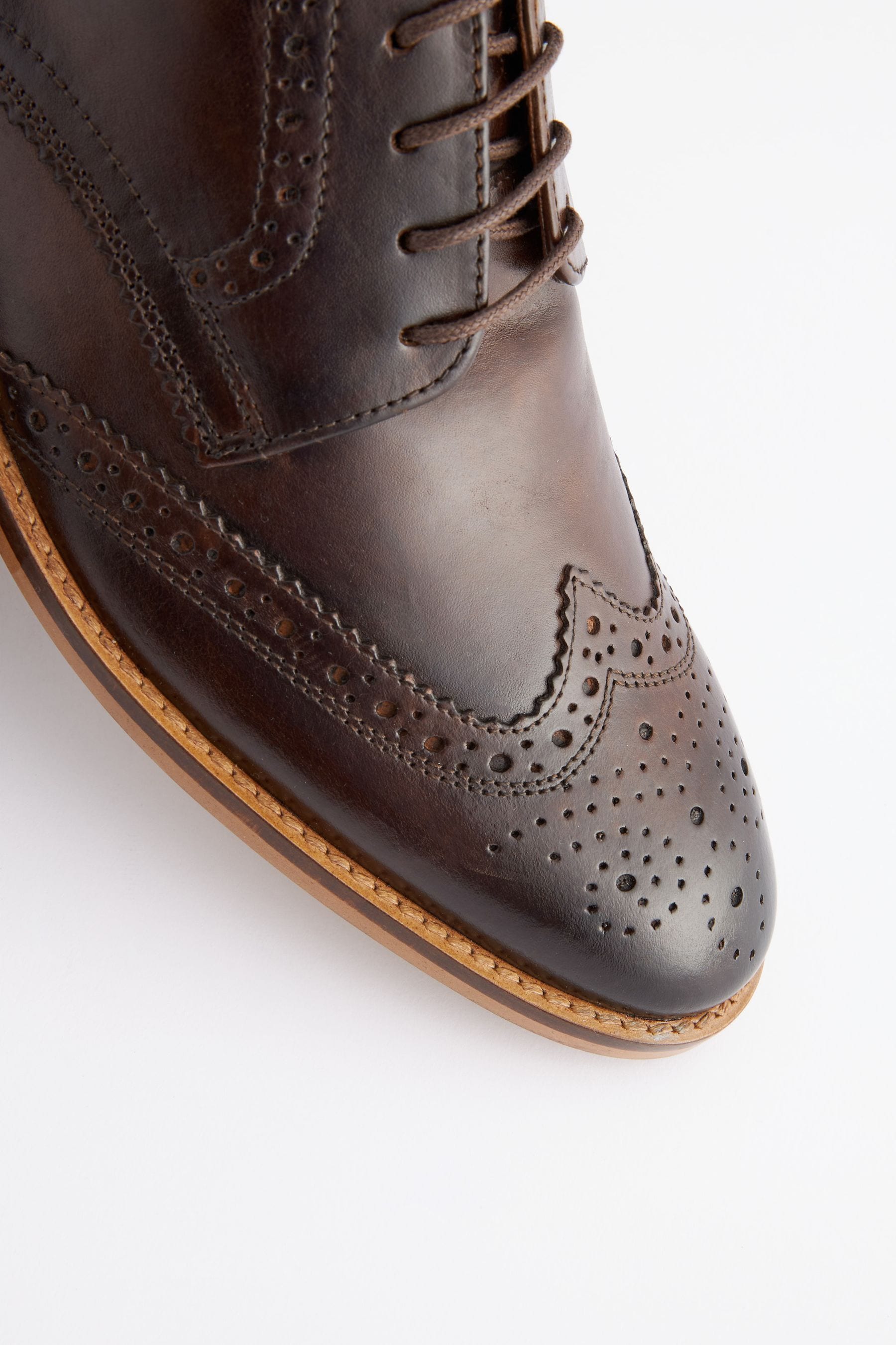 Boden silver brogues hot sale