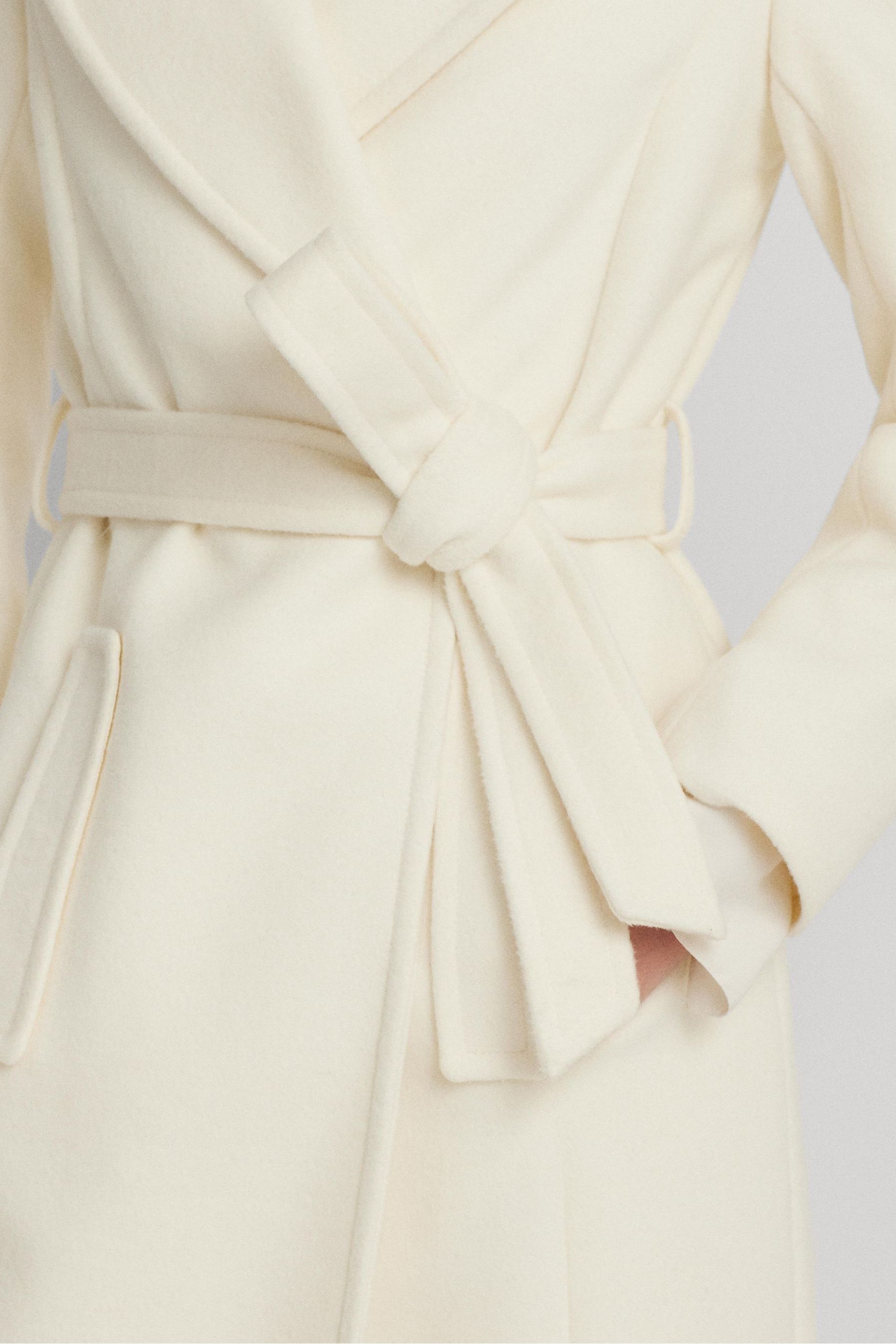 Buy Lauren Ralph Lauren Belted Wool Blend Wrap Coat from Next Ireland