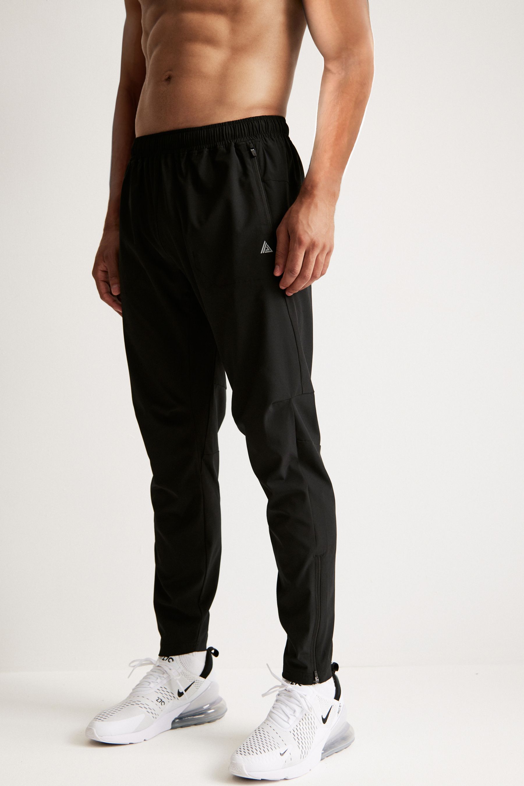 Buy Black Woven Active Joggers from the Next UK online shop