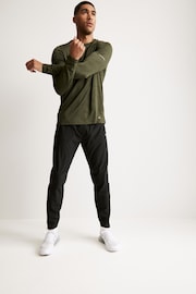 Black Woven Active Joggers - Image 2 of 9