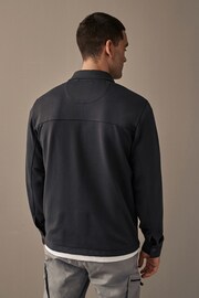 Slate Grey Utility Shacket - Image 3 of 10