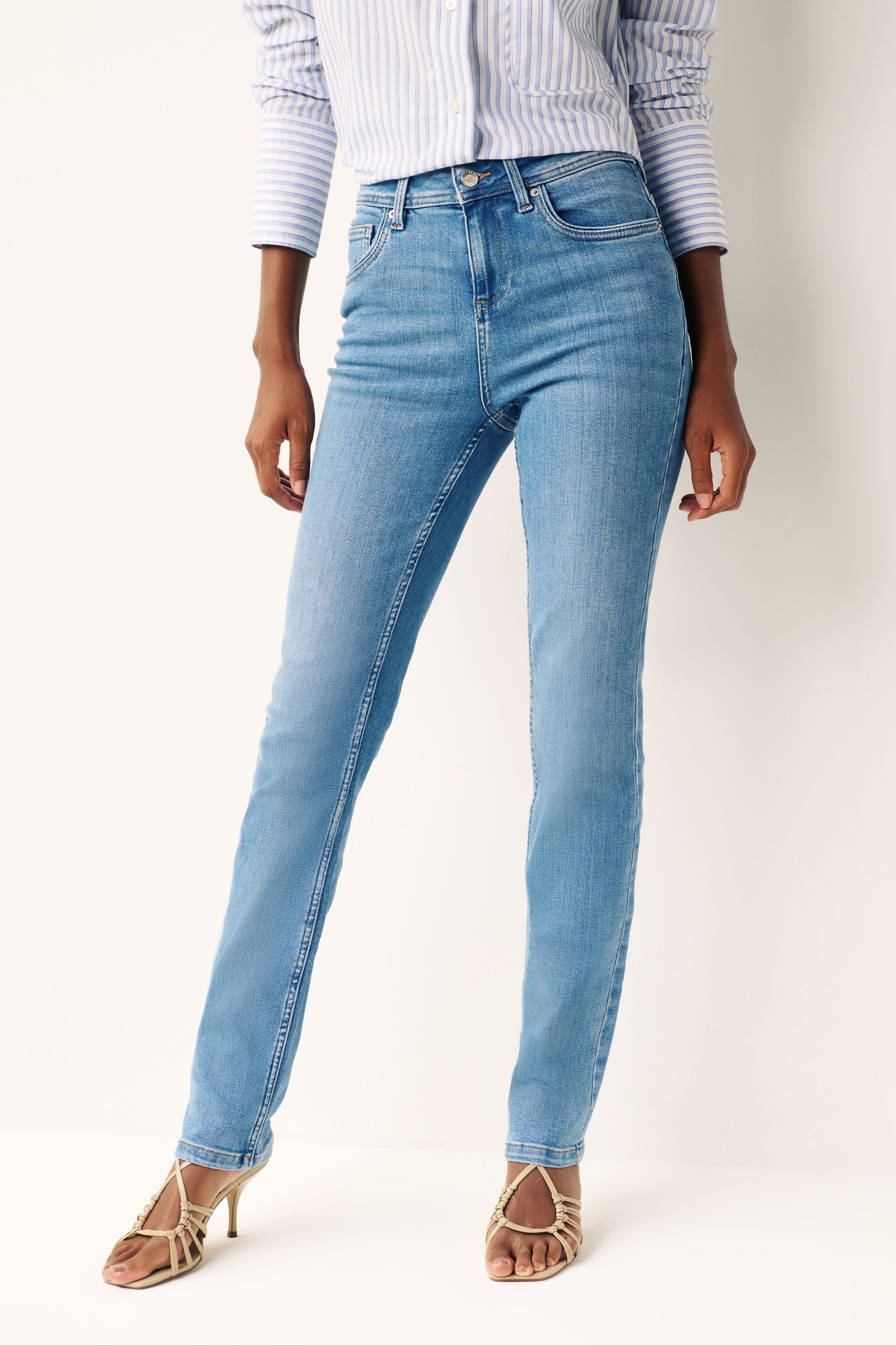 Super soft high waisted jeans sales
