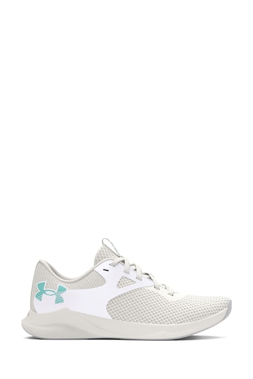 Under Armour White Charged Aurora Trainers