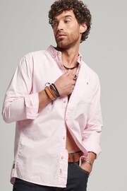 Superdry Pink Merchant Shirt - Image 1 of 7